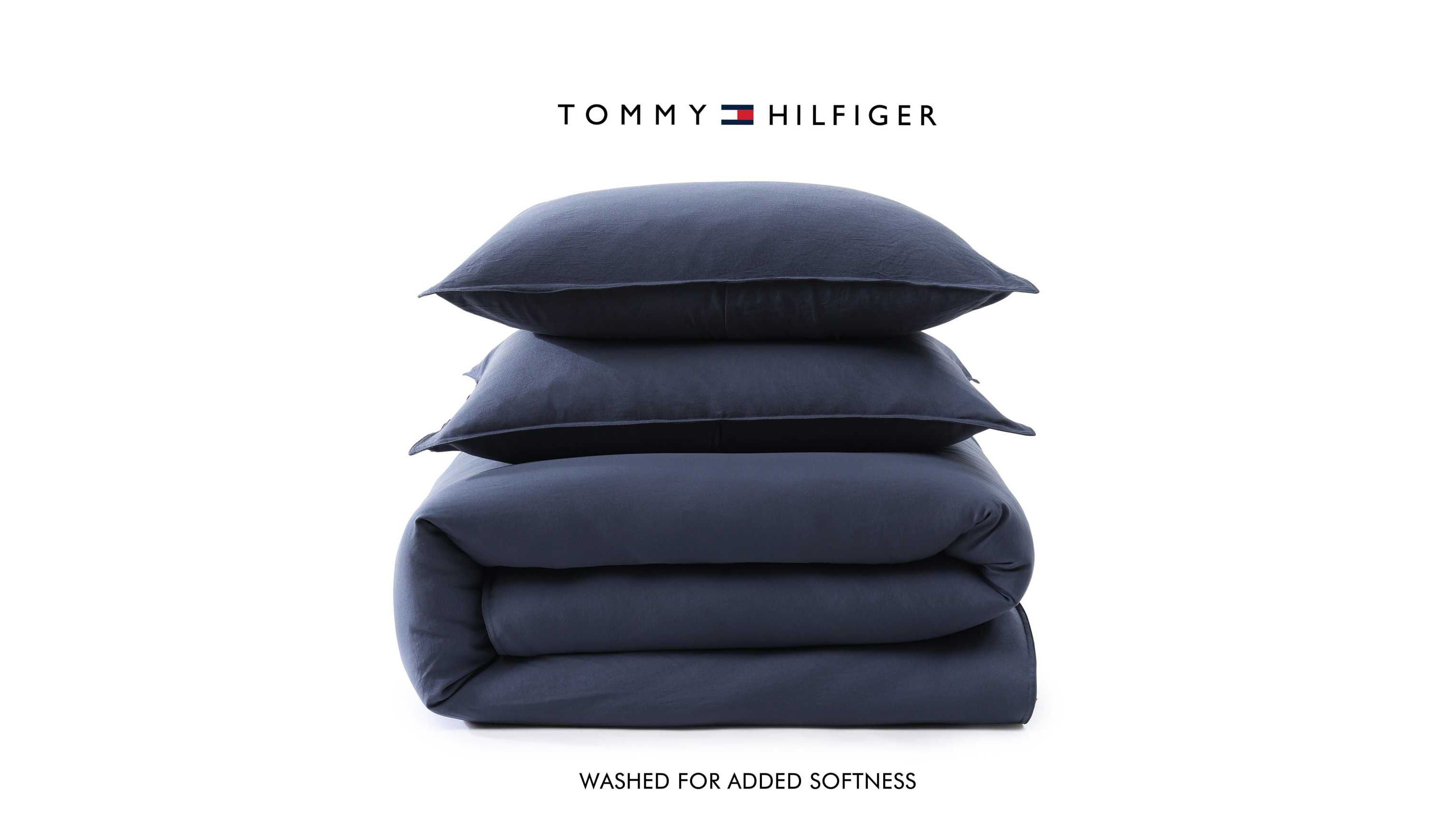 TH Solid Microfiber Comforter Set