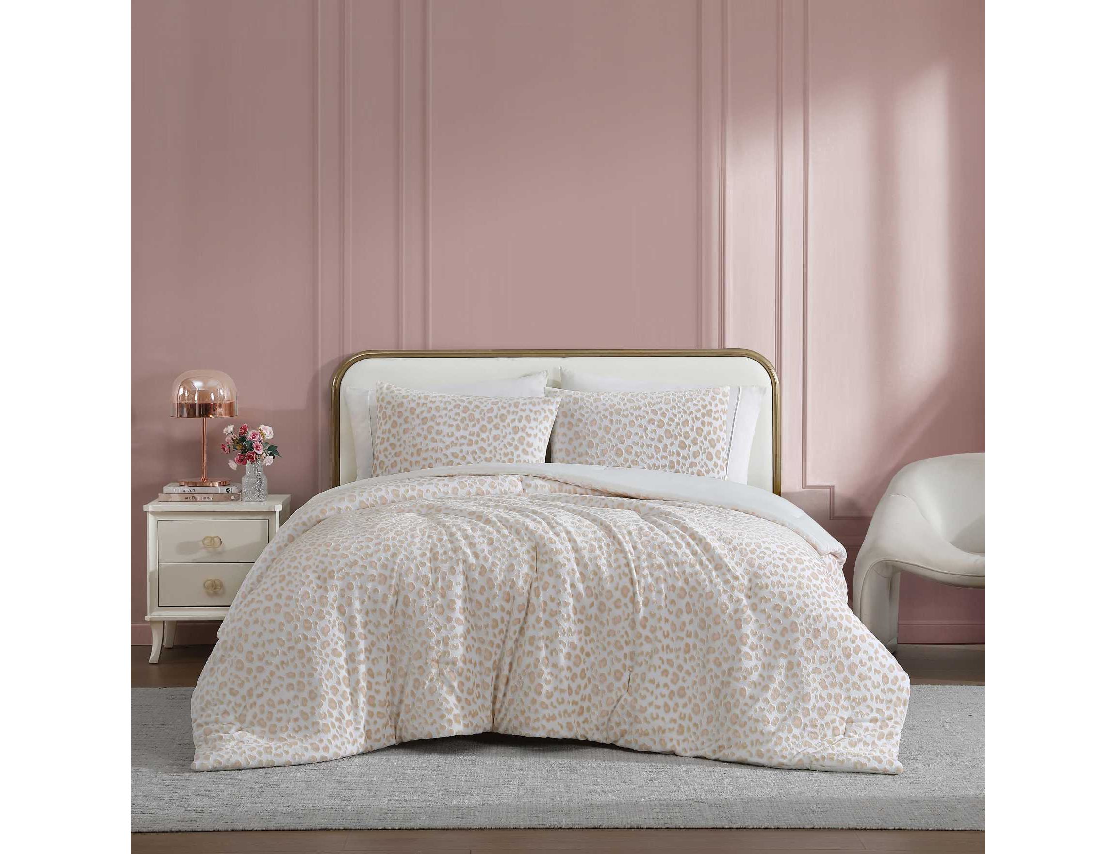 Betseys Leopard Microfiber Comforter Set