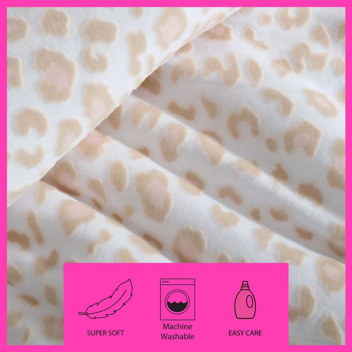 Betseys Leopard Microfiber Comforter Set