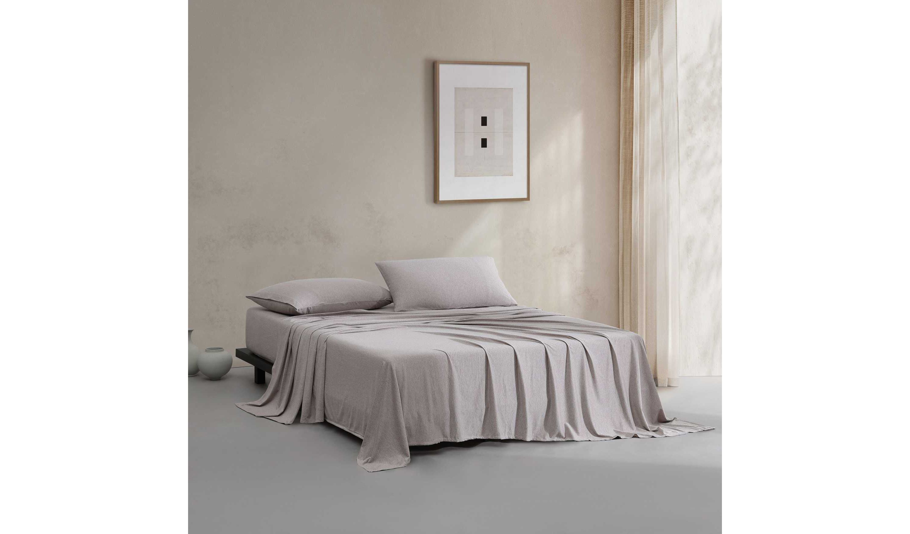 Modern Cotton Melange Sheet Set