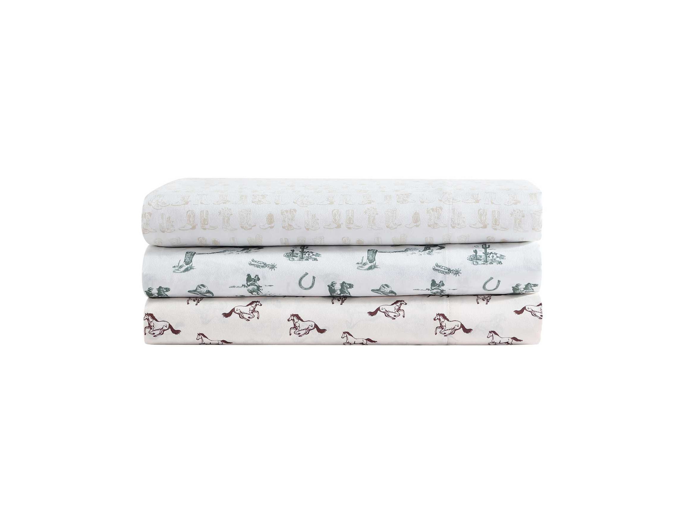 Line Dance Microfiber Sheet Set