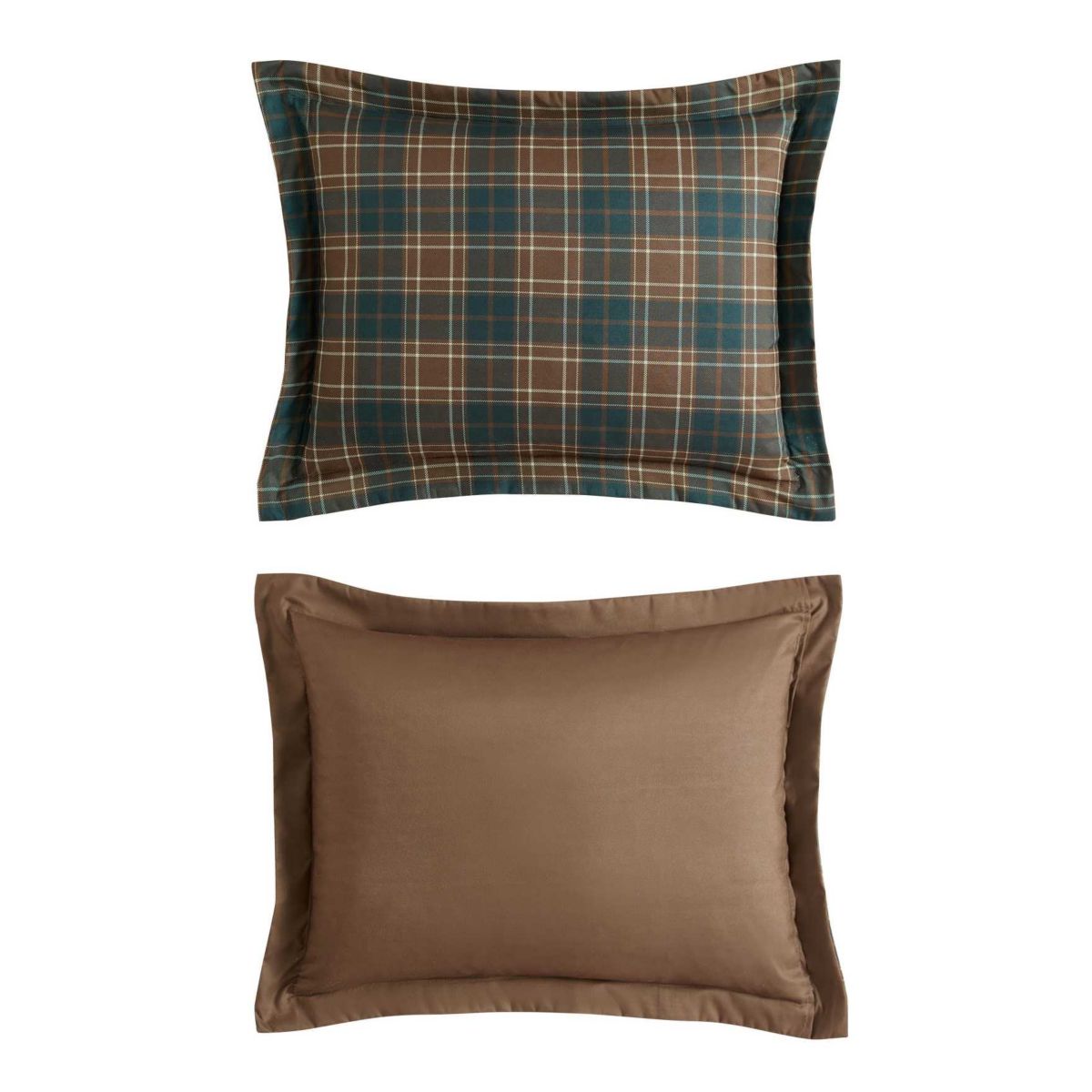 Huntley Plaid Microfiber Comforter Set