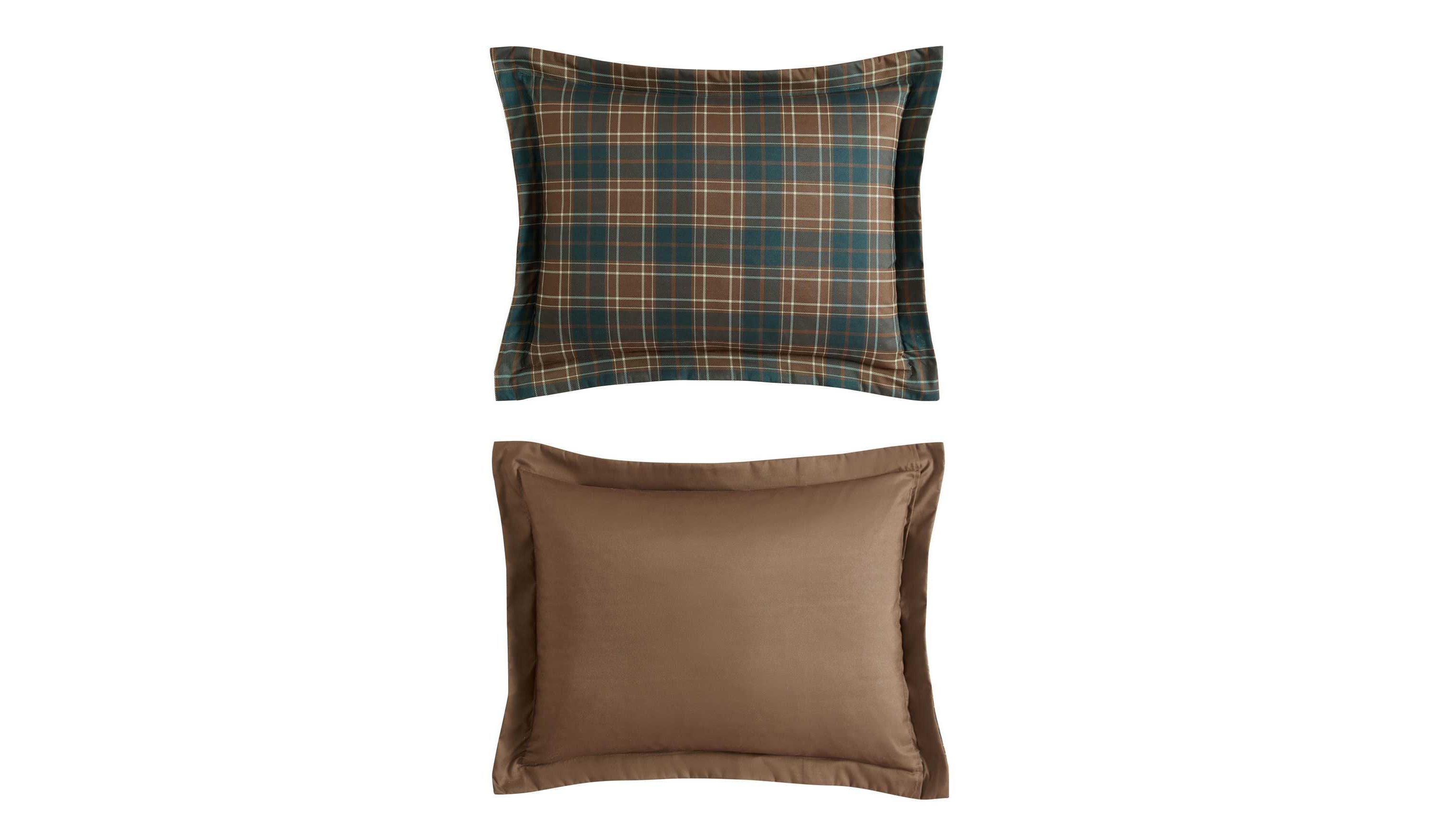Huntley Plaid Microfiber Comforter Set
