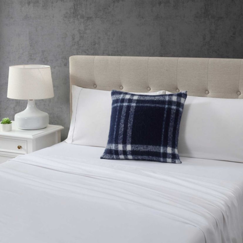 Ryan Cove Plaid Microfiber Decorative Pillow