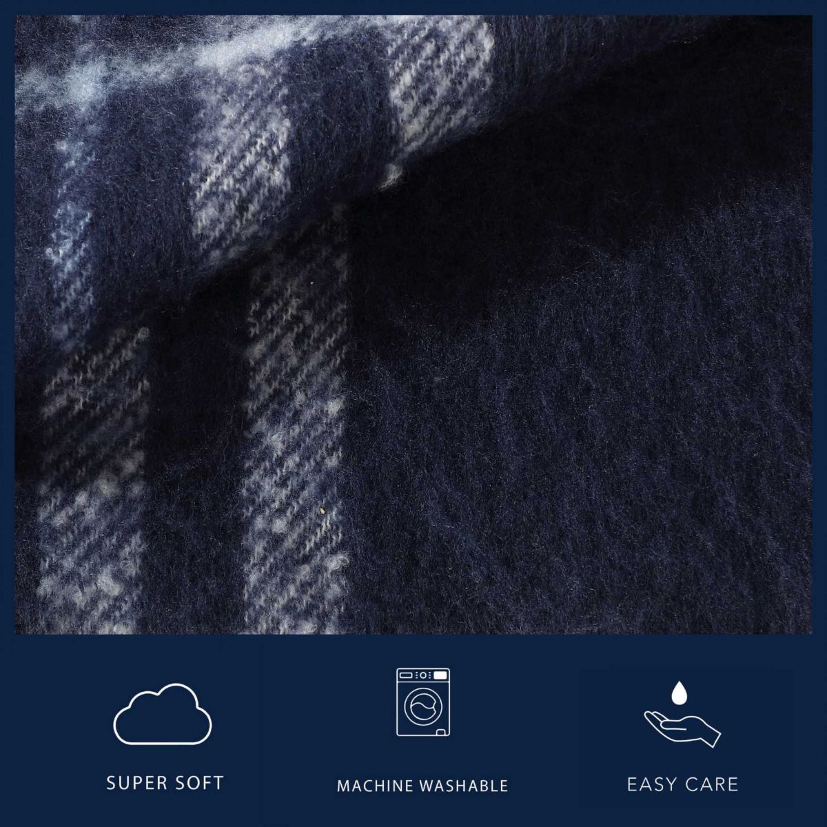 Ryan Cove Plaid Microfiber Decorative Pillow