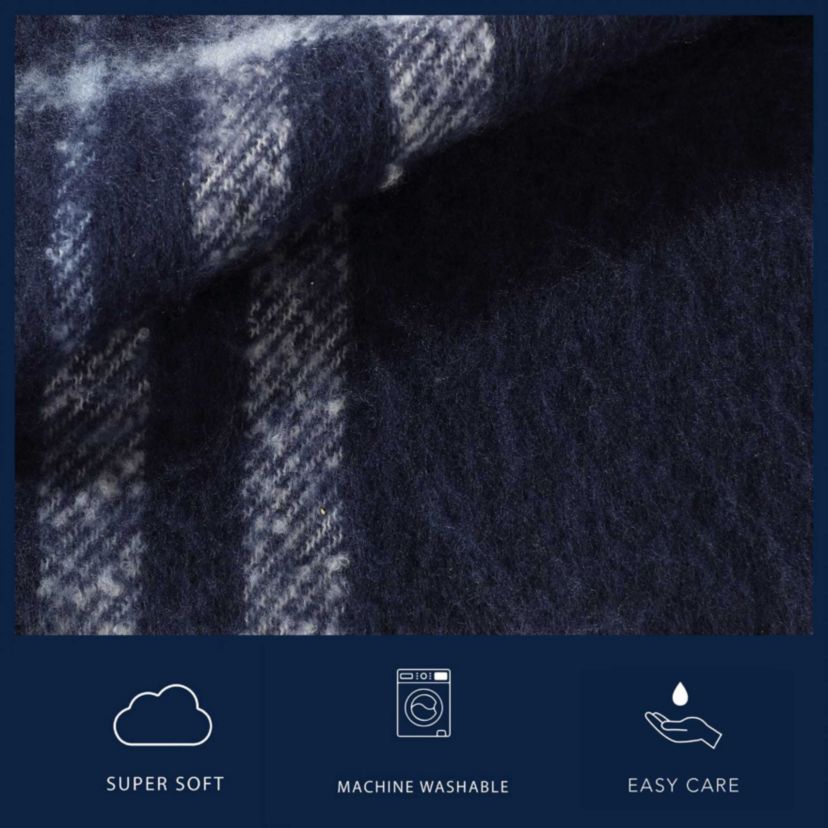 Ryan Cove Plaid Microfiber Decorative Pillow