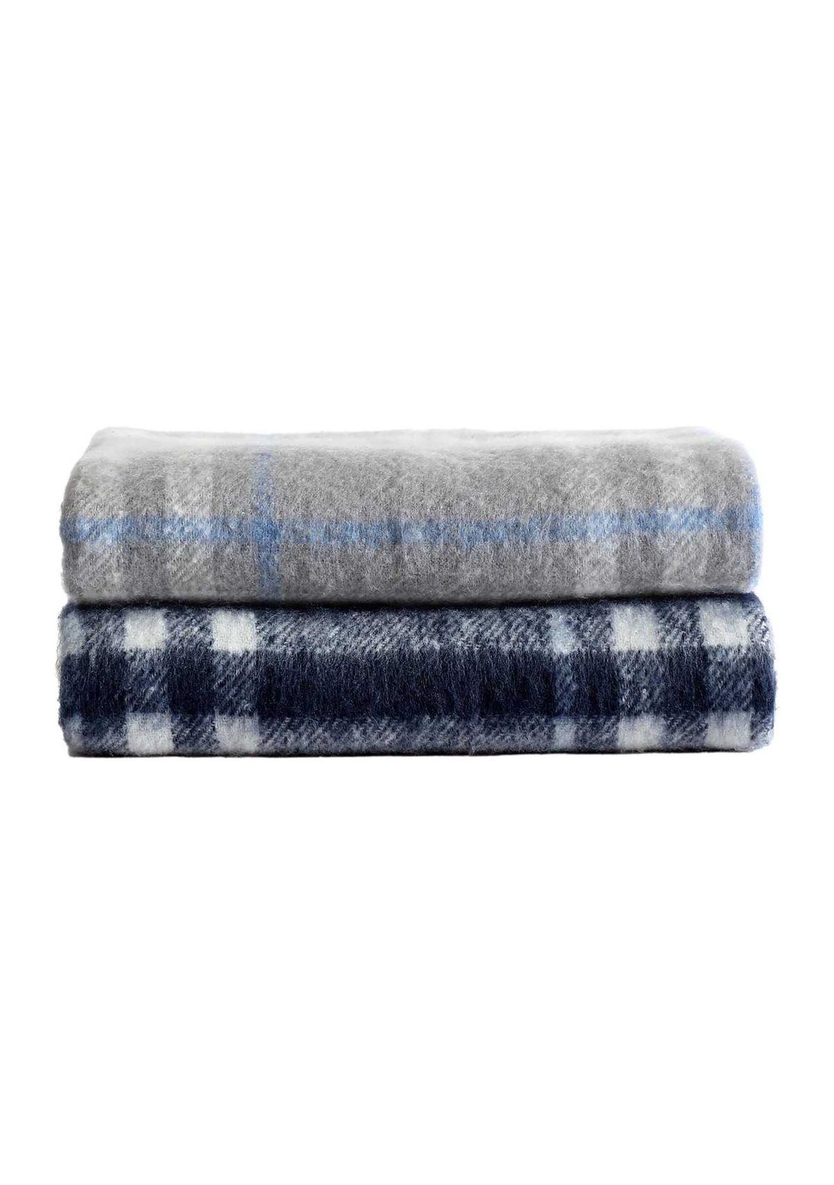 Ryan Cove Plaid Microfiber Throw