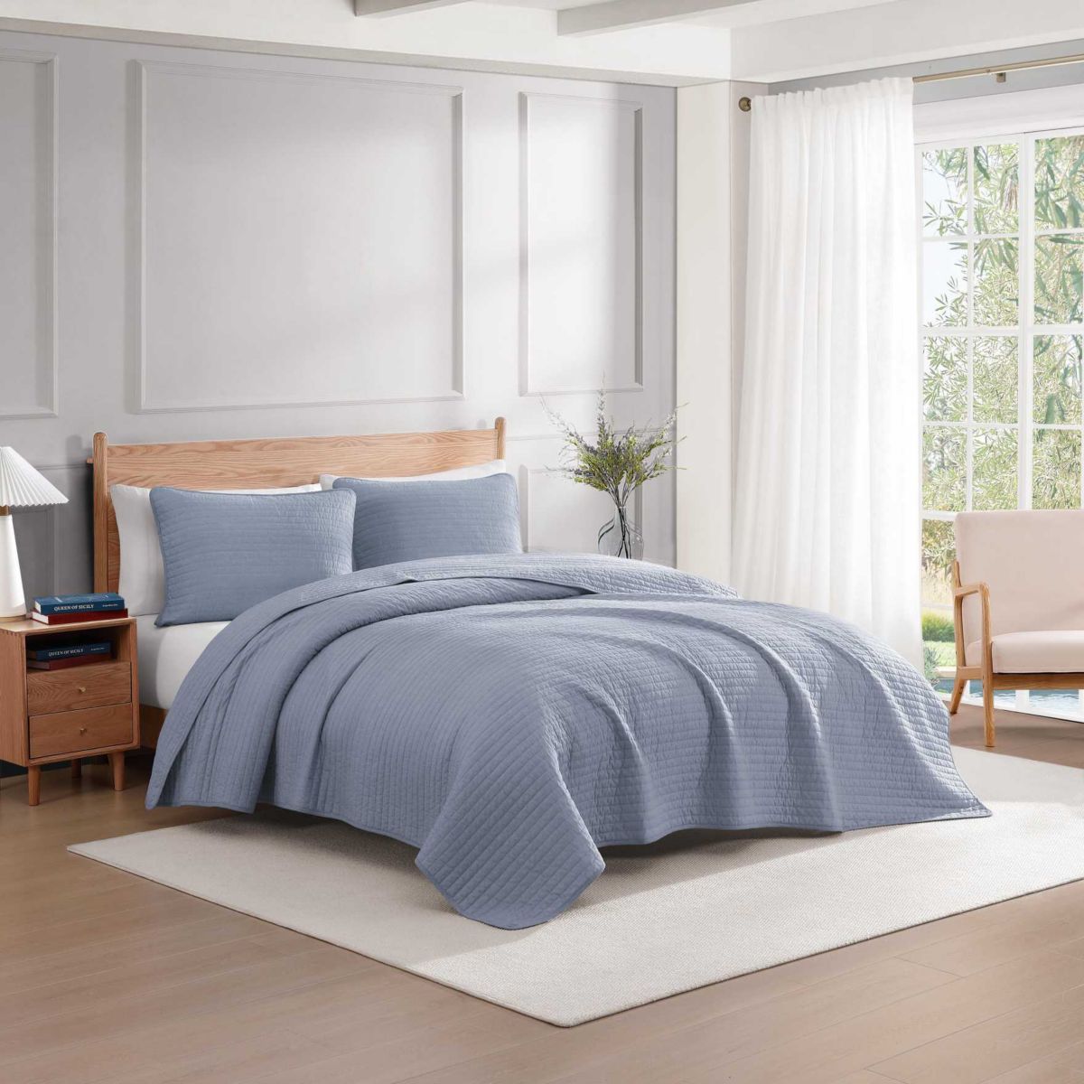 Christopher Texture Cotton Quilt Set