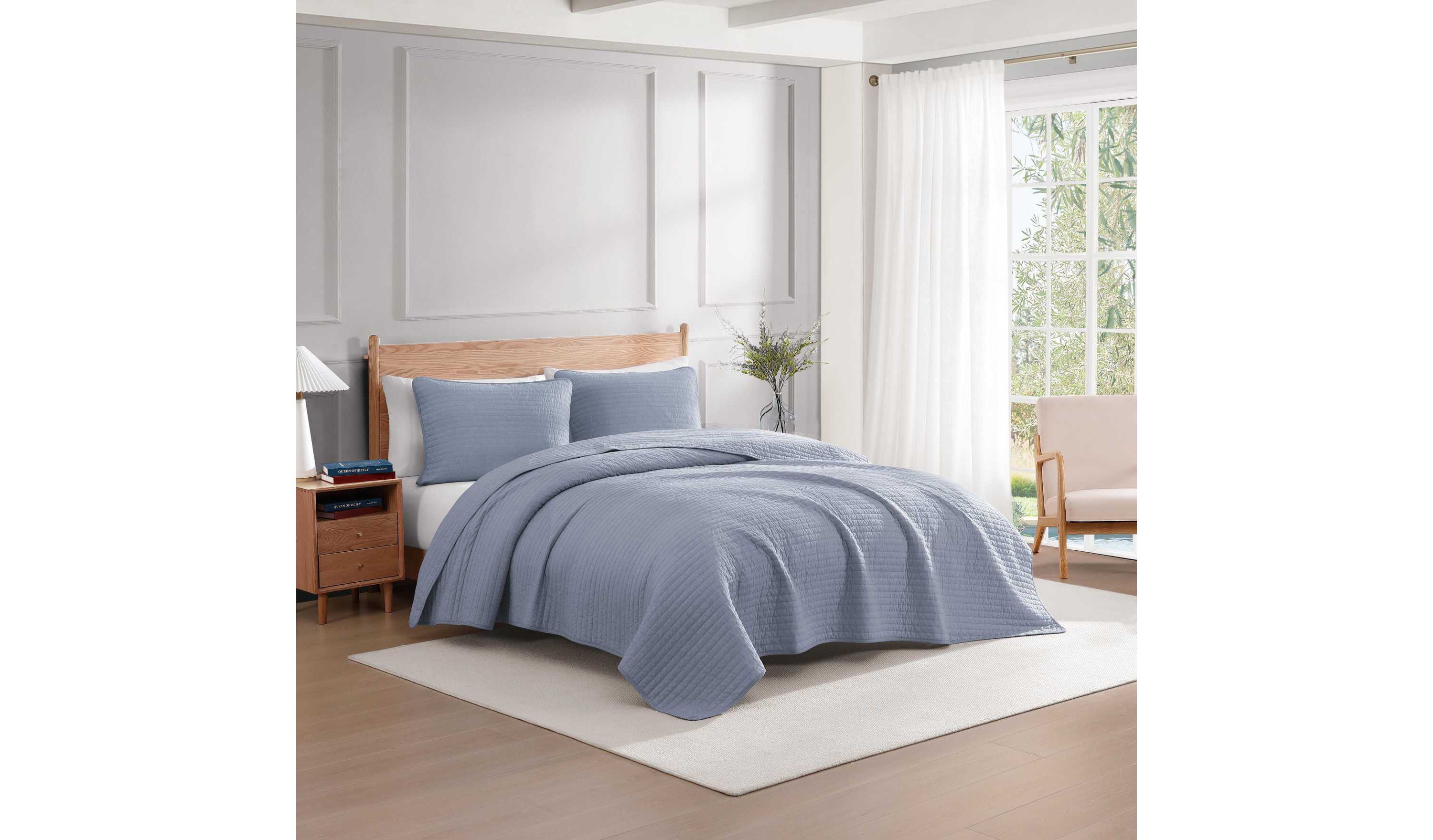 Christopher Texture Cotton Quilt Set