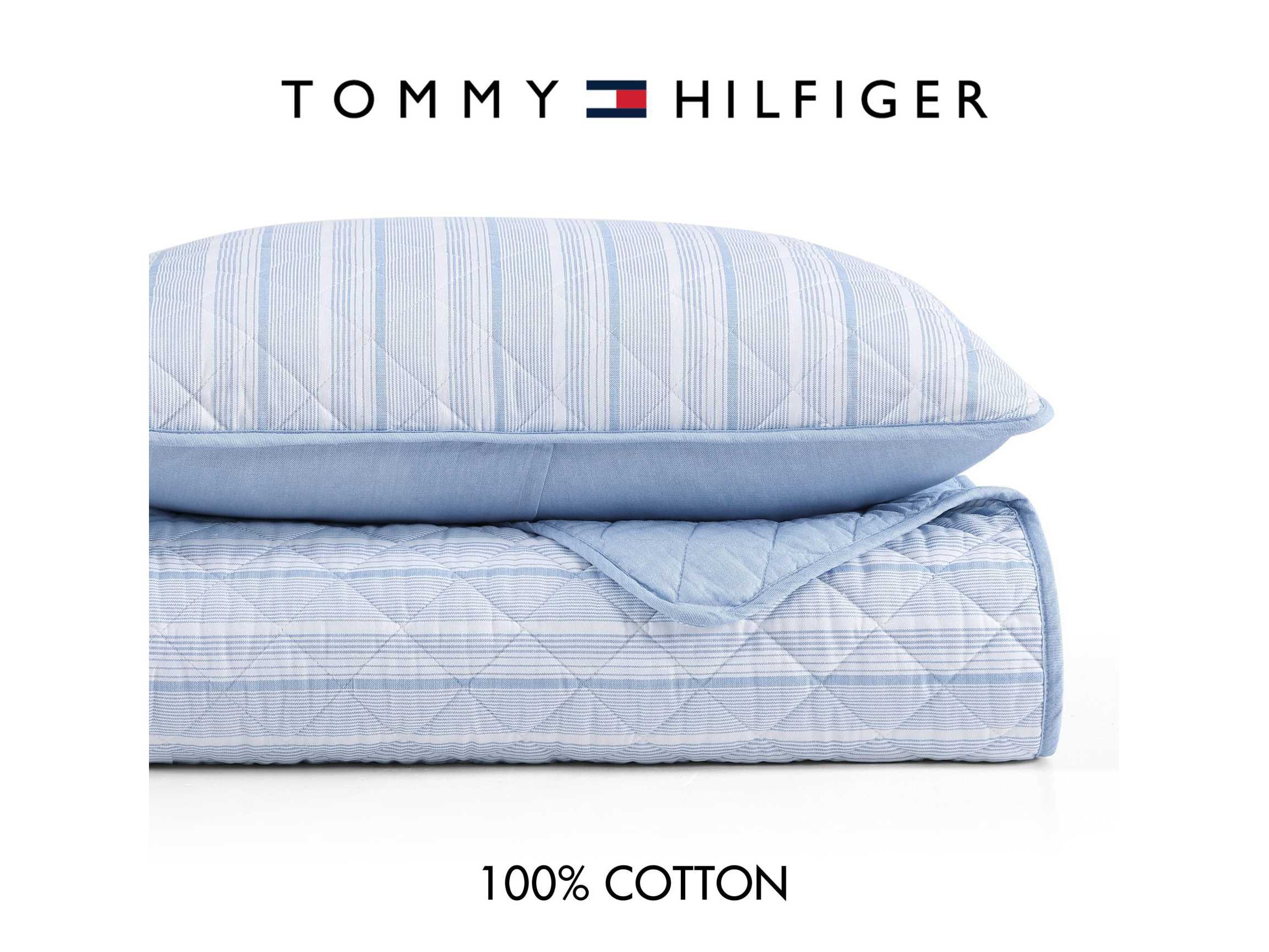 Sailing Stripe Cotton Quilt Set