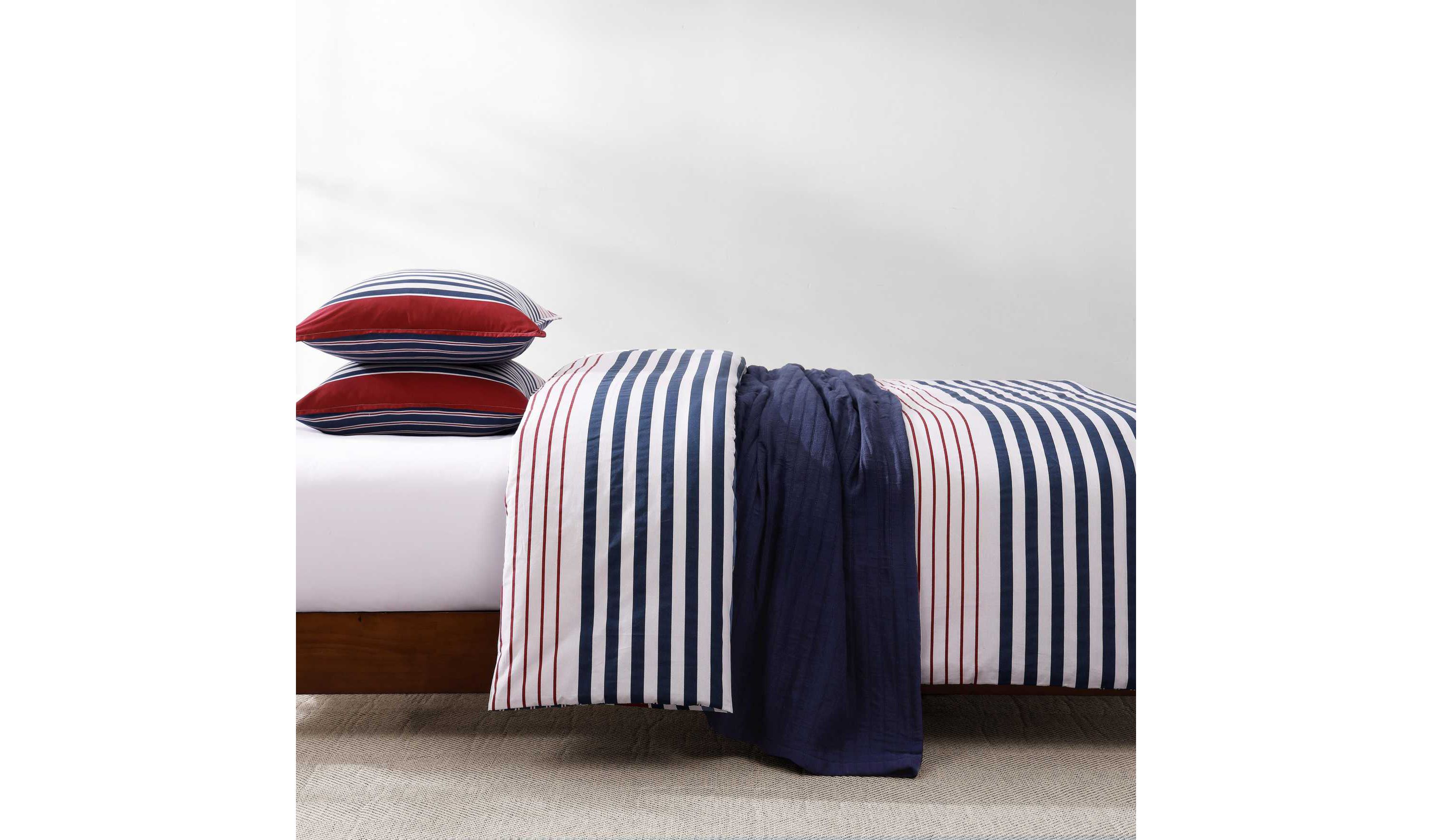 Brooklyn Stripe Cotton Comforter Set