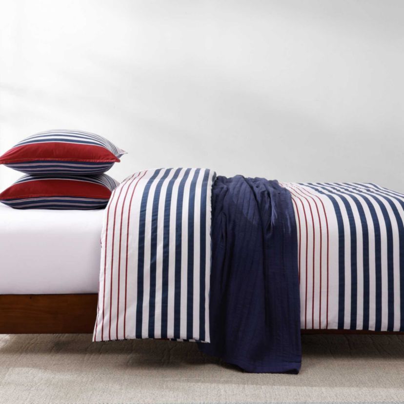 Brooklyn Stripe Cotton Comforter Set