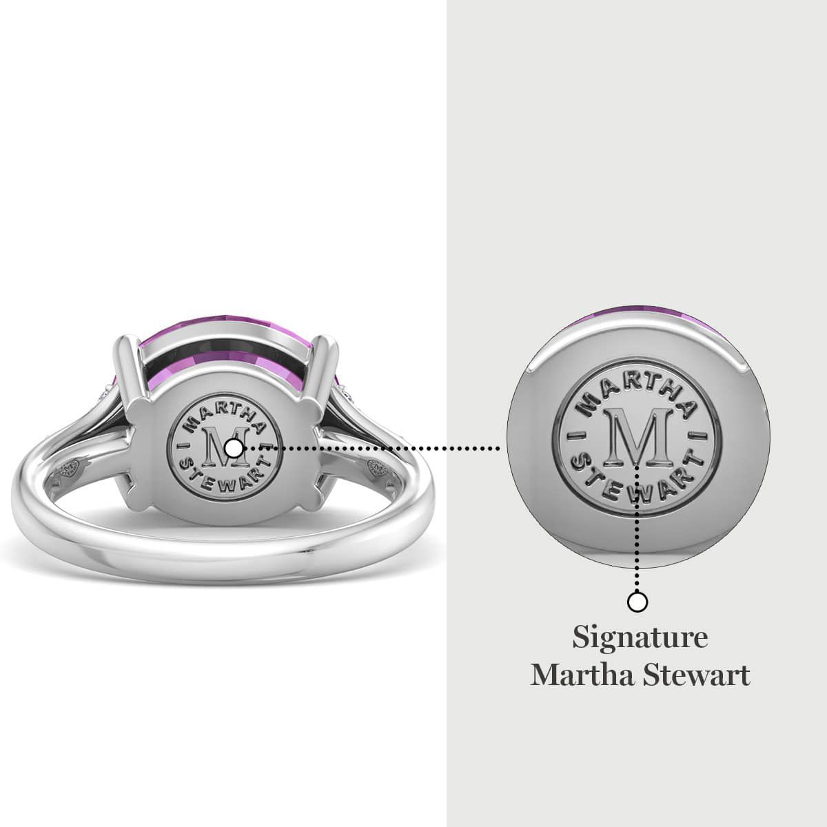 Lab Created 4 1/2 Carat Oval Shape Gemstone and Lab Grown Diamond Ring In Sterling Silver