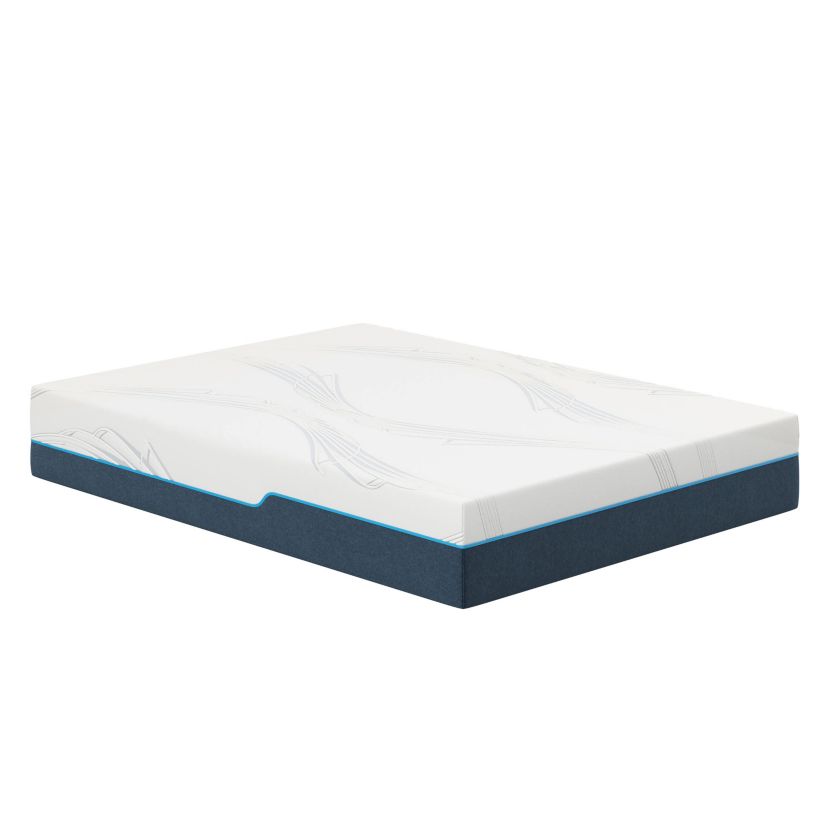 Nautica Home 12 Inch Exhilarate Air Flow Gel Memory Foam Mattress with Cooling Air Flow and Pressure Relieving Foam Layers- Bed in a Box
