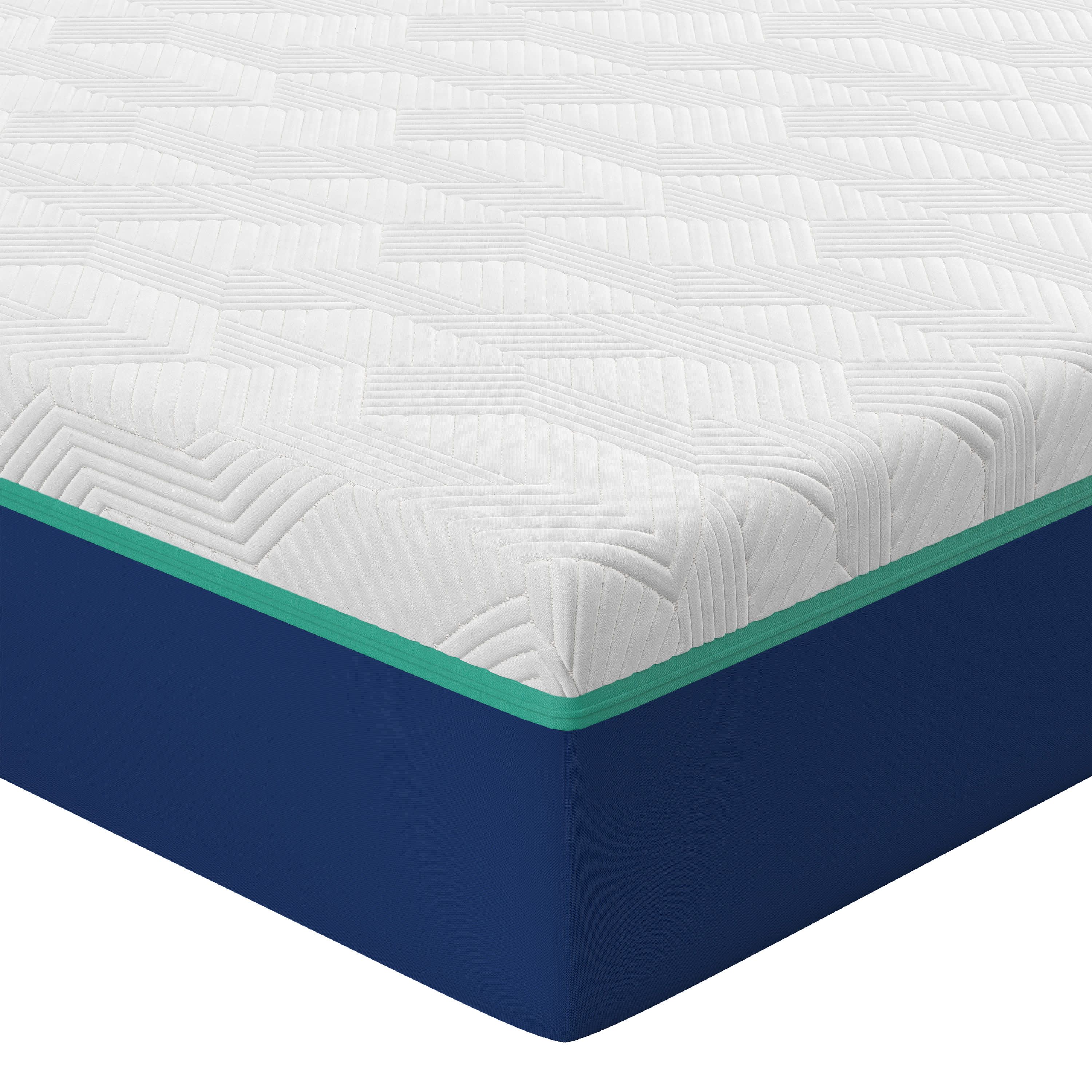 Nautica Home 10 Inch Restore Innerspring Hybrid Mattress Quilted Memory Foam Cover: High Density Comfort Latex Foam Layer with Bonnell Support Coil Springs Base
