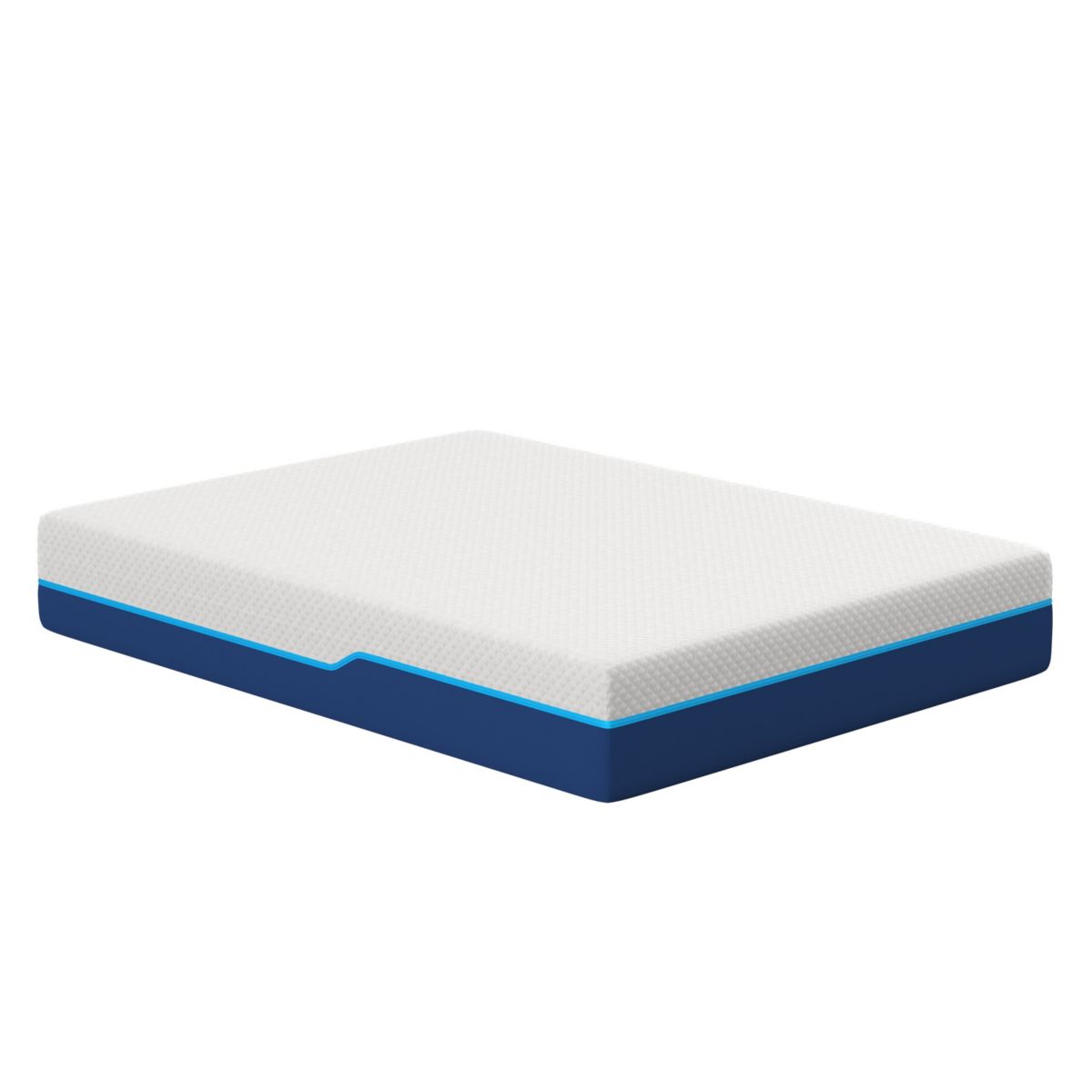 Nautica Home 12 Inch Revitalize Innerspring Hybrid Mattress- Quilted Memory Foam Cover- High Density Comfort Latex Foam Layer with Bonnell Support Coil Springs Base