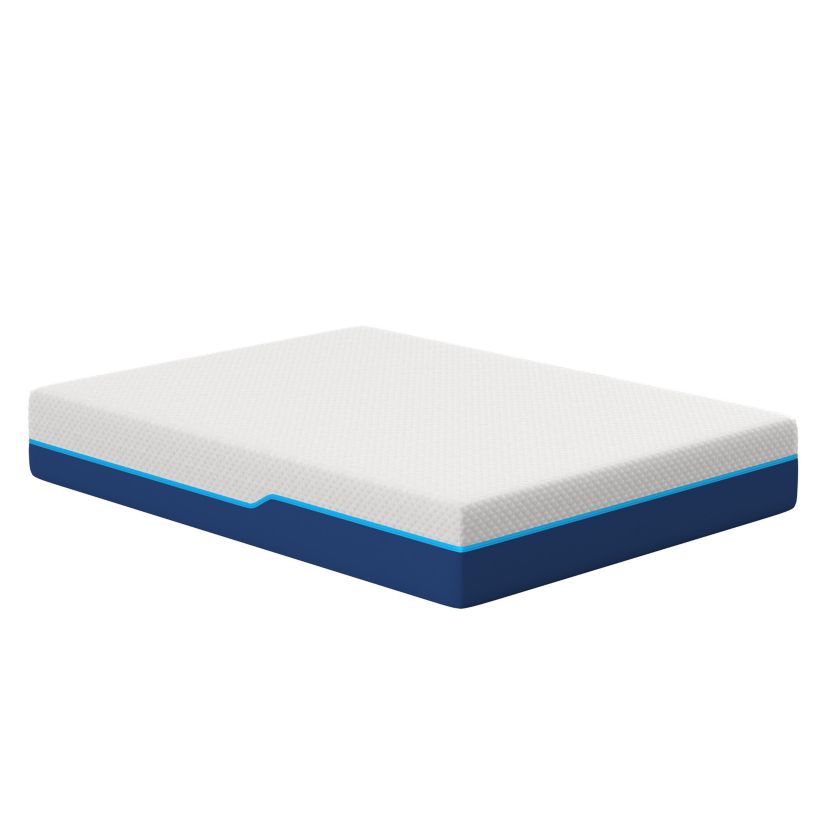 Nautica Home 12 Inch Revitalize Innerspring Hybrid Mattress- Quilted Memory Foam Cover- High Density Comfort Latex Foam Layer with Bonnell Support Coil Springs Base