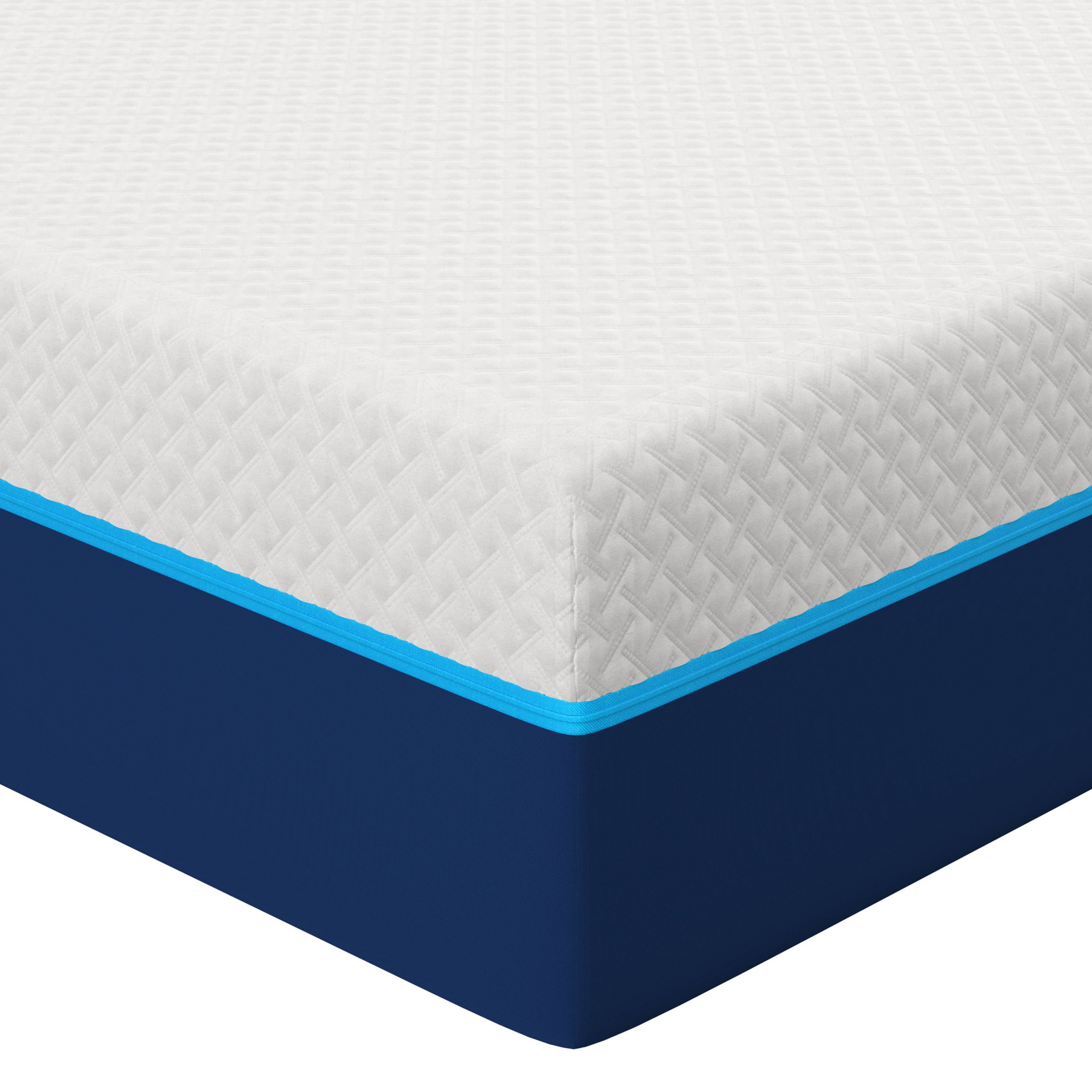 Nautica Home 12 Inch Revitalize Innerspring Hybrid Mattress- Quilted Memory Foam Cover- High Density Comfort Latex Foam Layer with Bonnell Support Coil Springs Base