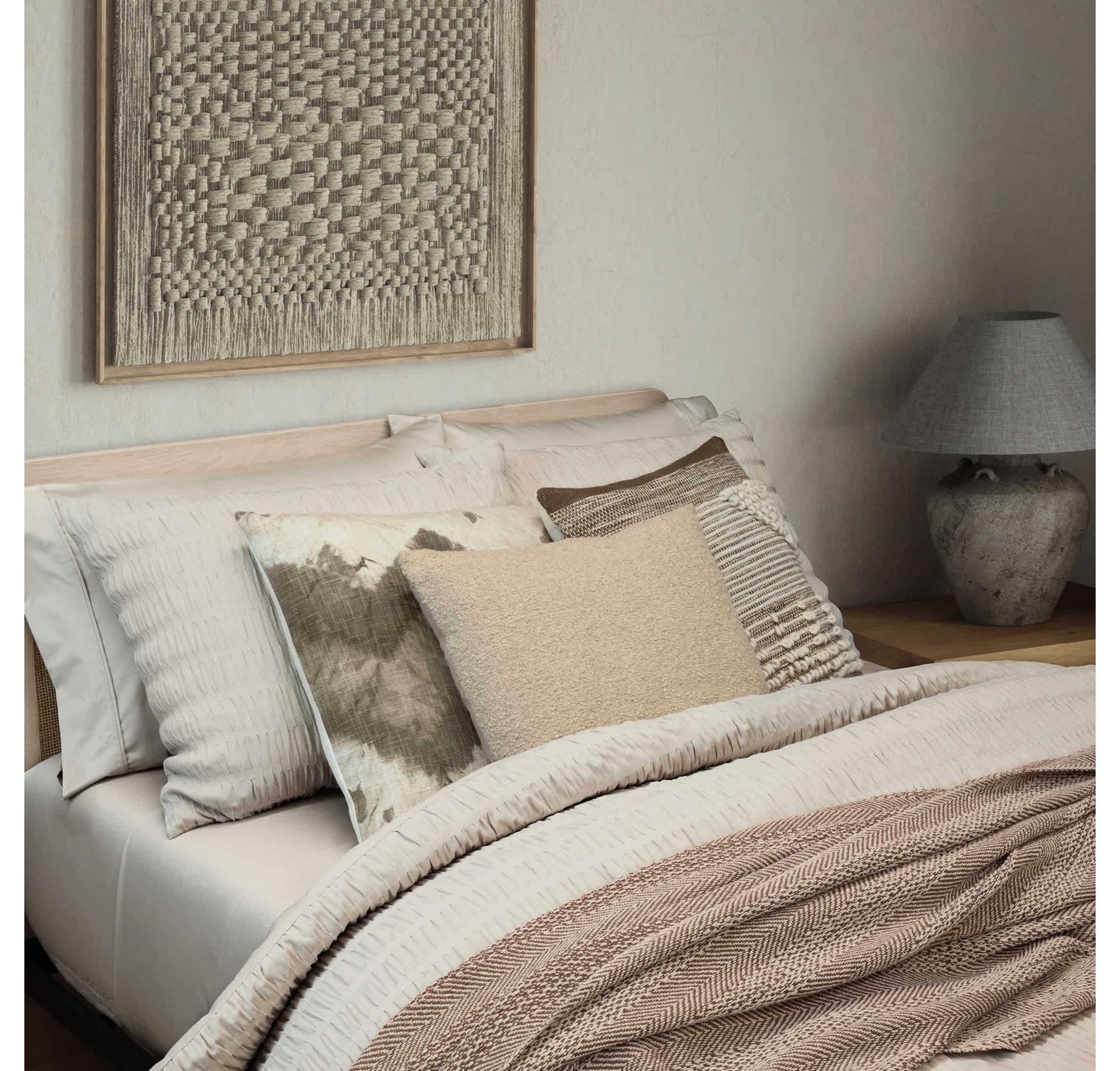 Ember Cotton Rich Boucle Decorative Pillow