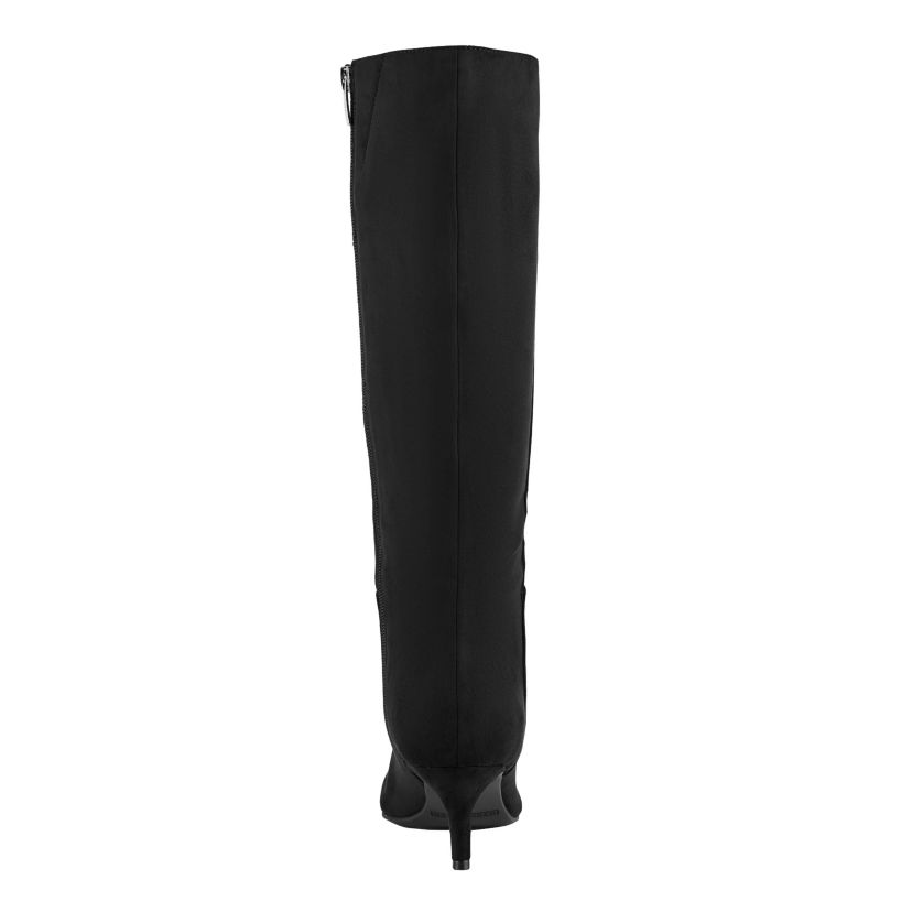 Glint Pointy Toe Tall Shaft Dress Boots