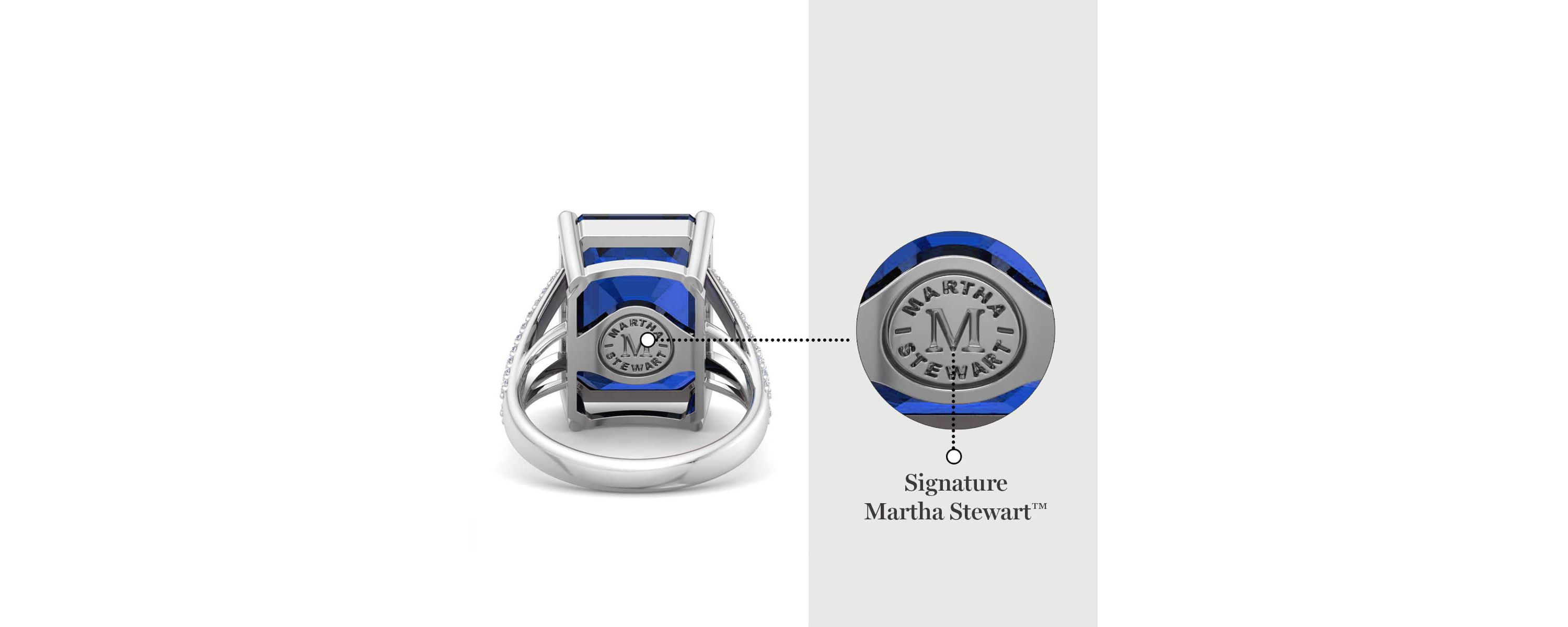Lab Created 10 1/4 Carat Emerald Cut Gemstone and Lab Grown Diamond Ring In Sterling Silver