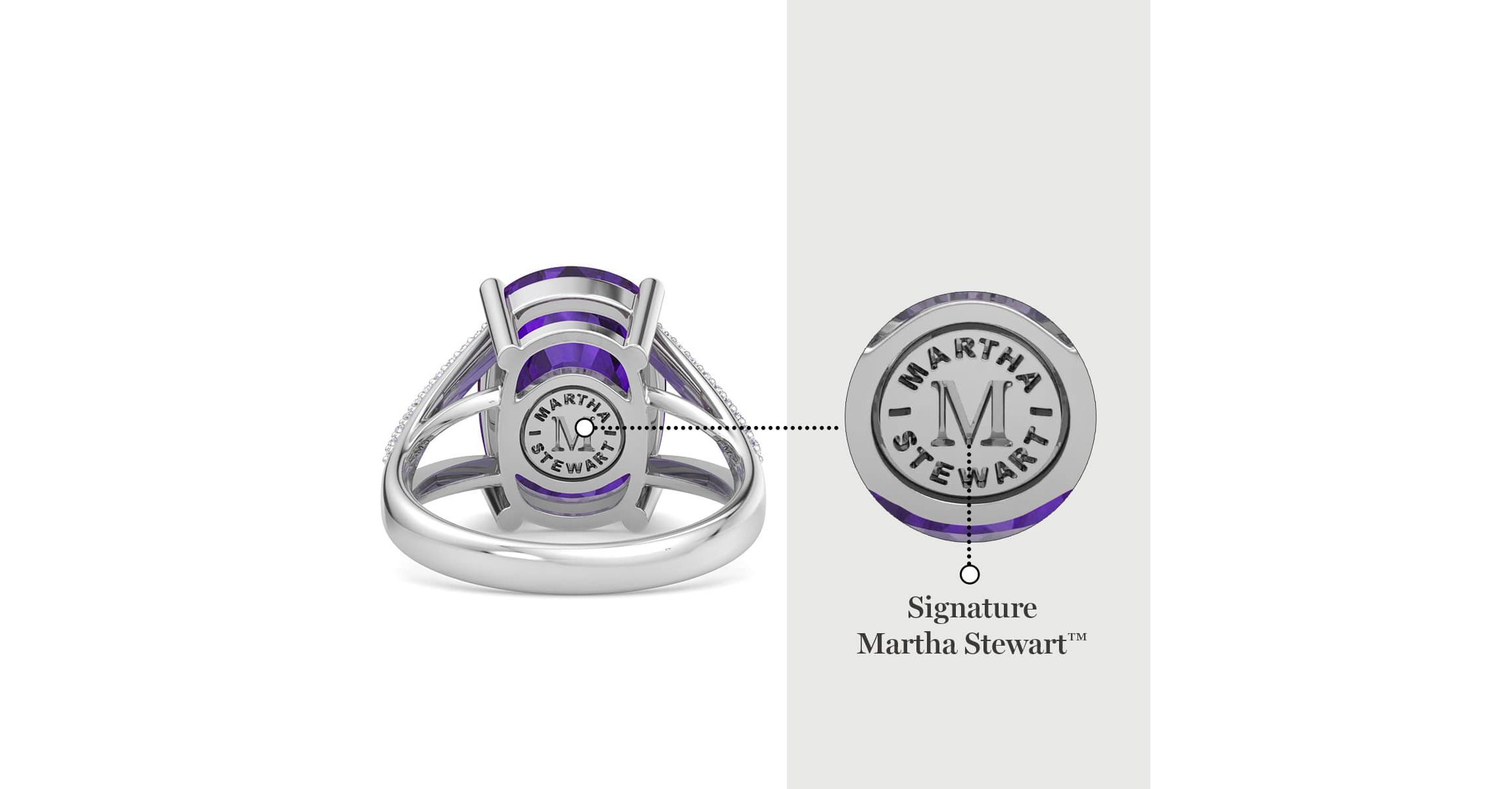 Lab Created 10 1/4 Carat Cushion Cut Gemstone and Lab Grown Diamond Ring In Sterling Silver