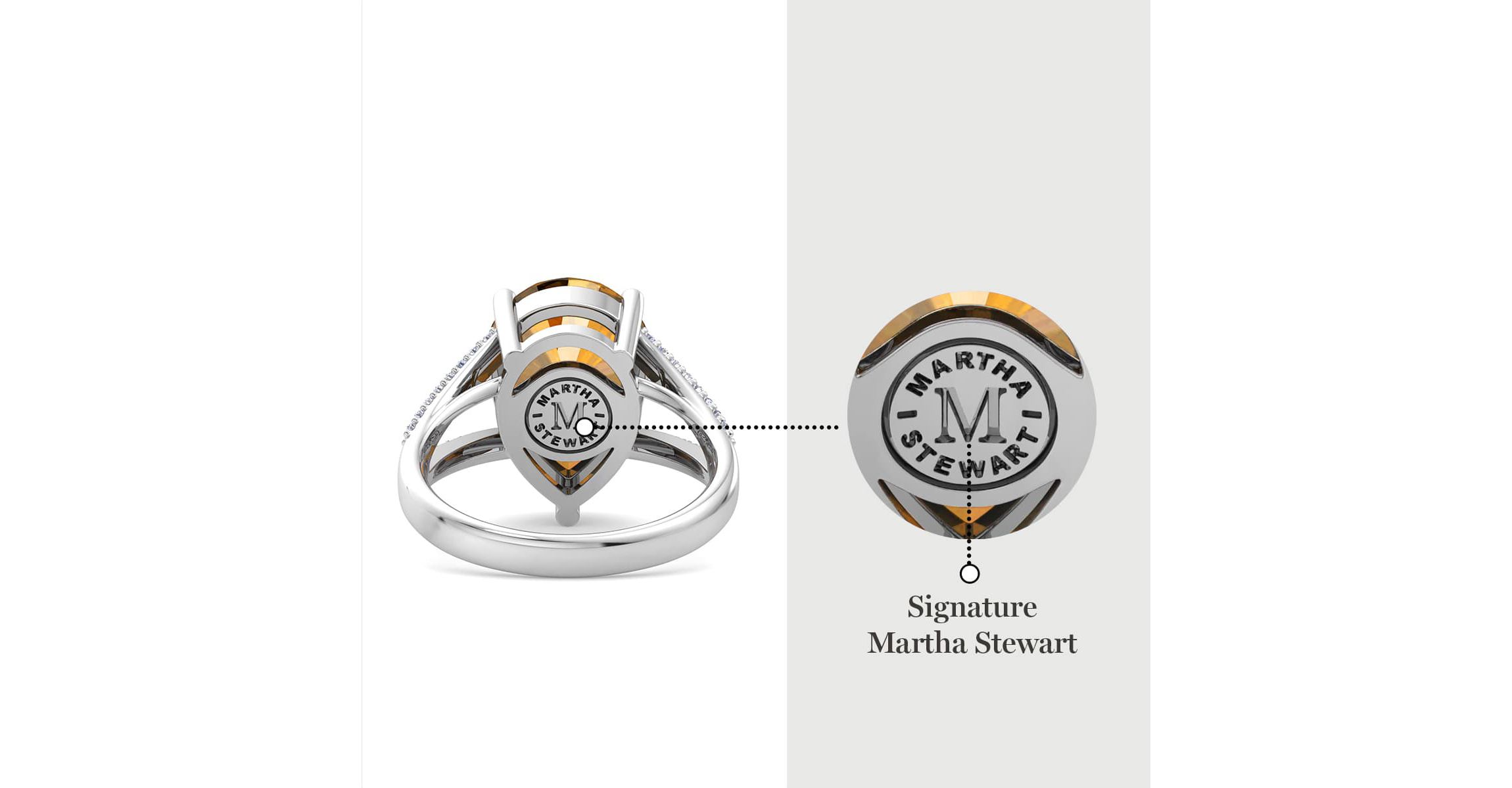 Lab Created 5 1/2 Carat Pear Shape Gemstone and Lab Grown Diamond Ring In Sterling Silver