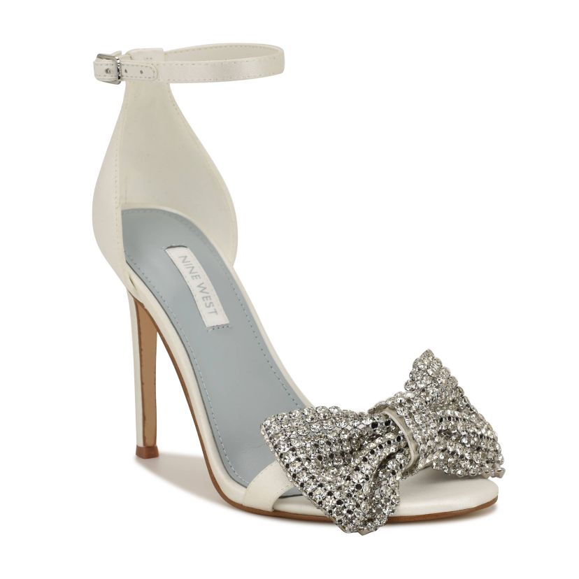 Tansie Bridal Embellished Stiletto Heel Dress Sandals