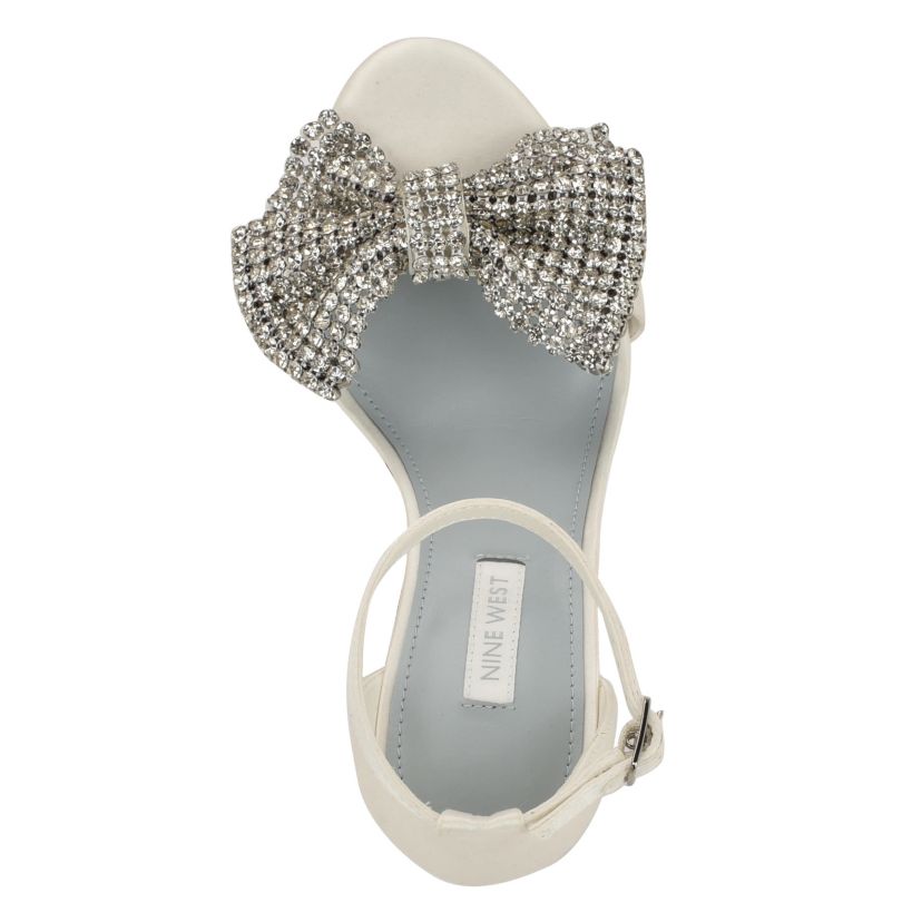 Tansie Bridal Embellished Stiletto Heel Dress Sandals