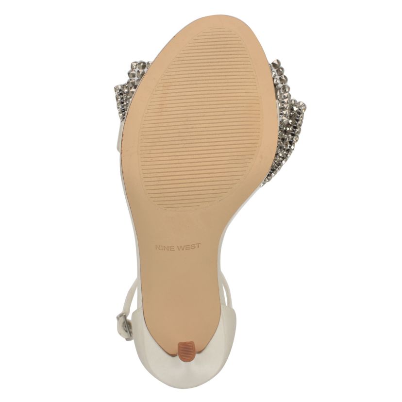 Tansie Bridal Embellished Stiletto Heel Dress Sandals