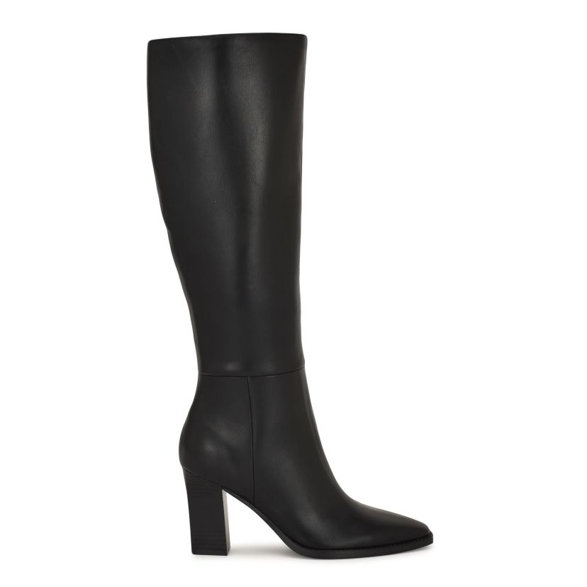 Zeran Pointy Toe Block Heel Dress Boots