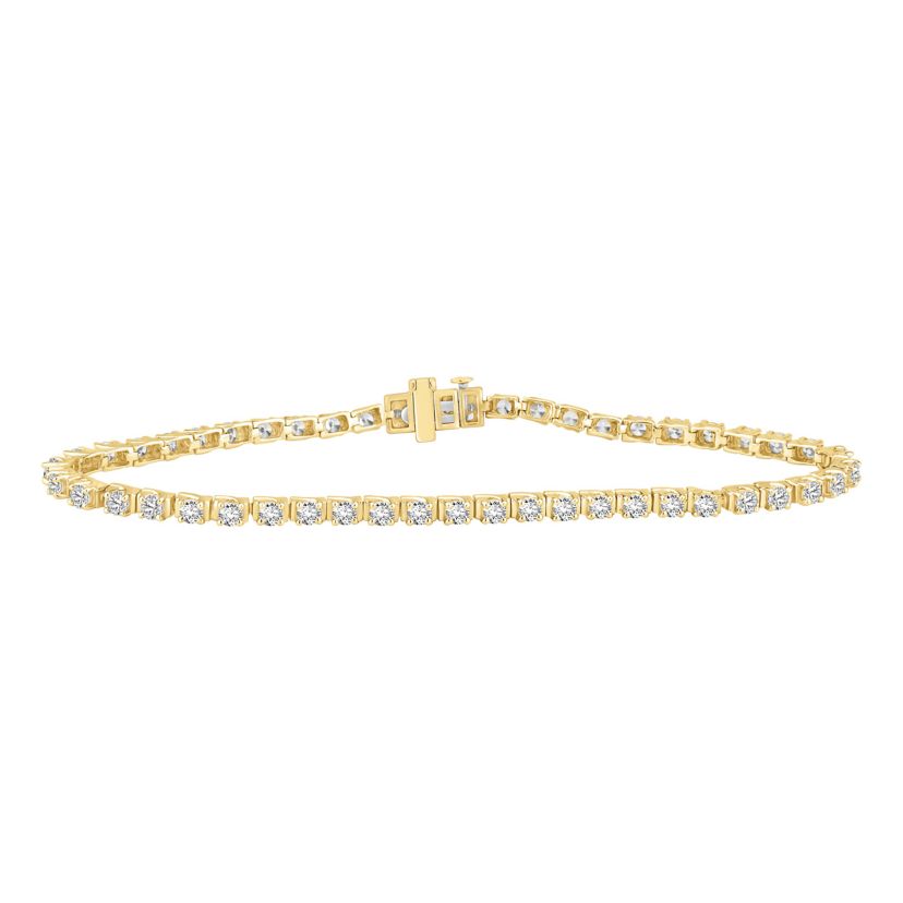 3 ct. tw. Diamond Tennis Bracelet 10K Gold