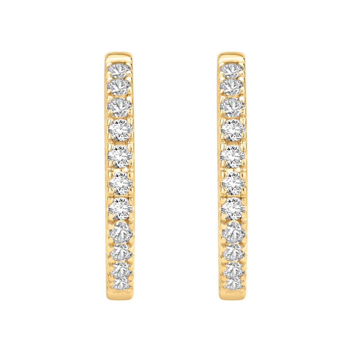 1 ct. tw. Diamond Hoop Earring in 10K Gold