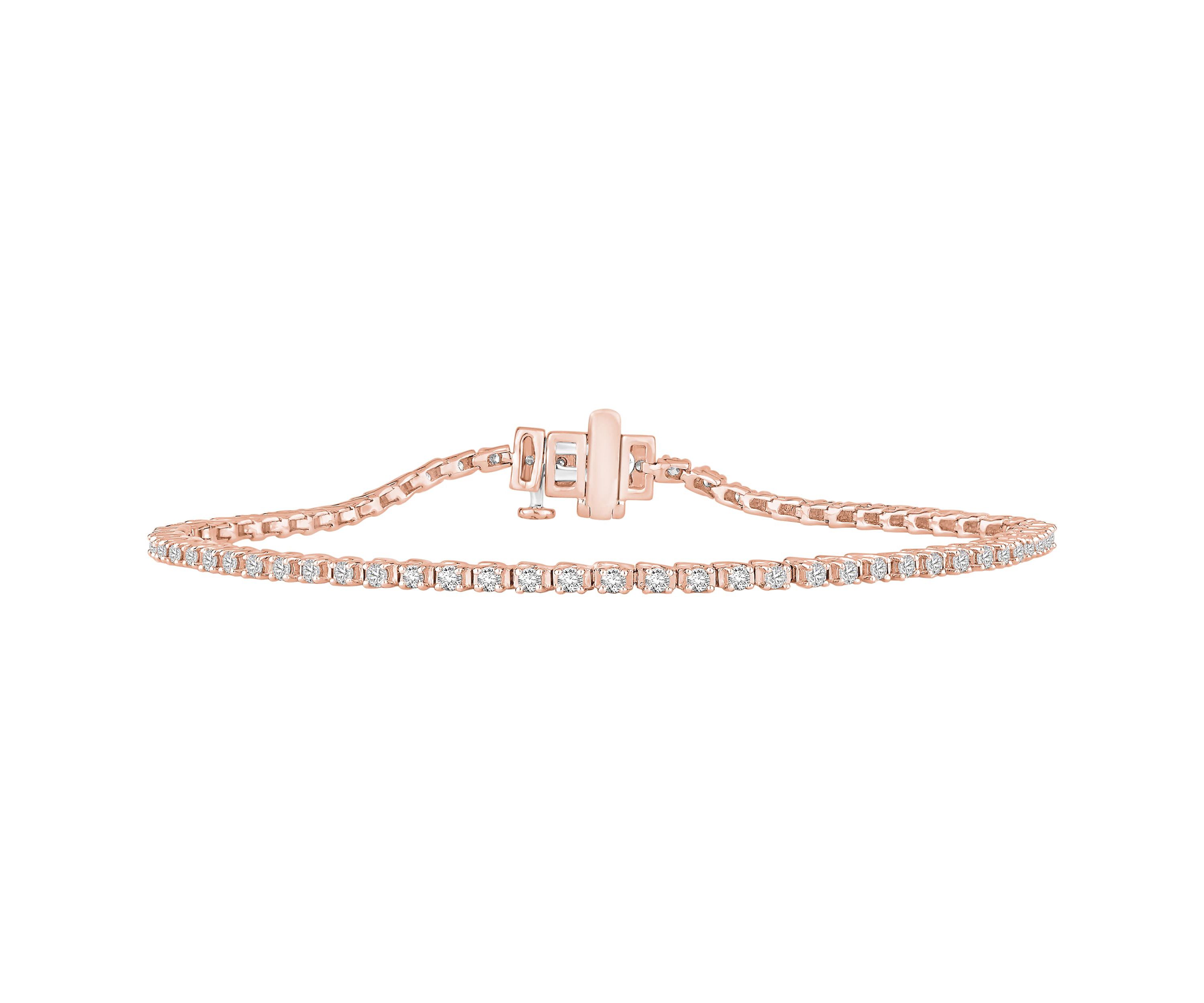 2 ct. tw. Diamond Tennis Bracelet 10K Gold