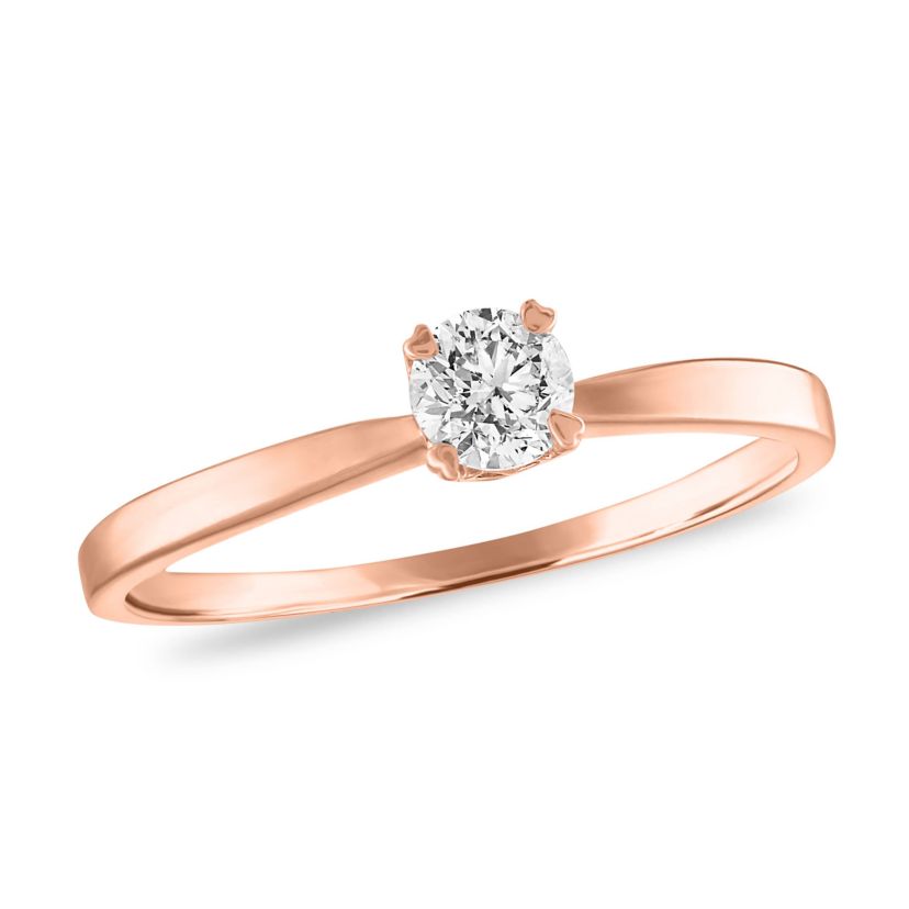 1/2 ct. tw. Diamond Solitare Ring in 14K Gold