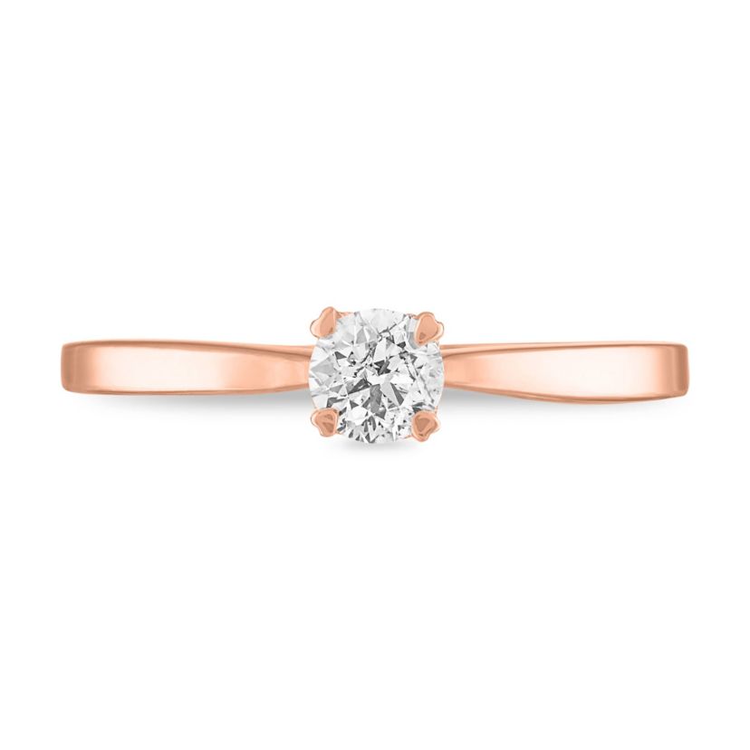 1/2 ct. tw. Diamond Solitare Ring in 14K Gold