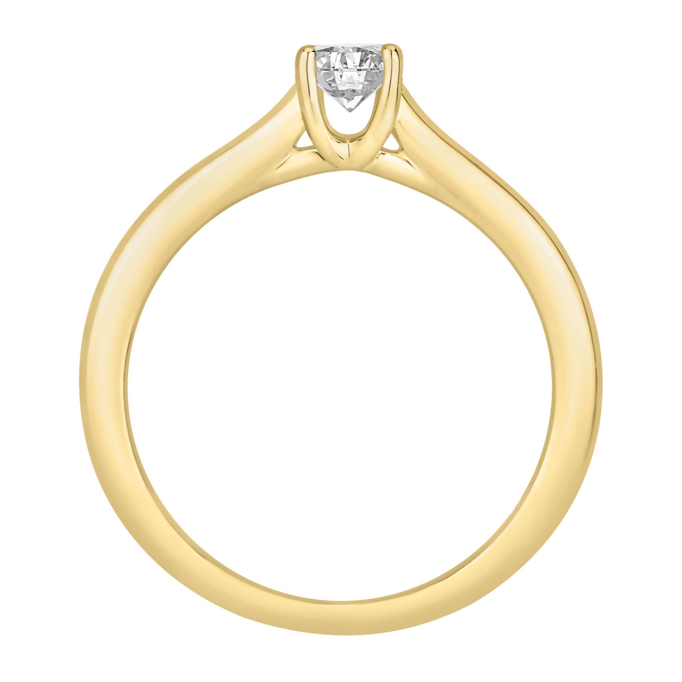 1/3 ct. tw. Diamond Solitare Ring in 14K Gold