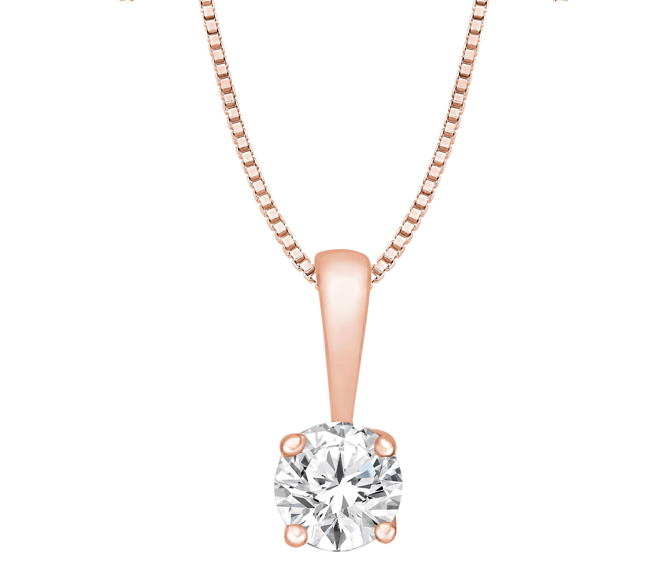 1/4 ct. tw. Diamond Solitare Pendant in 14K Gold