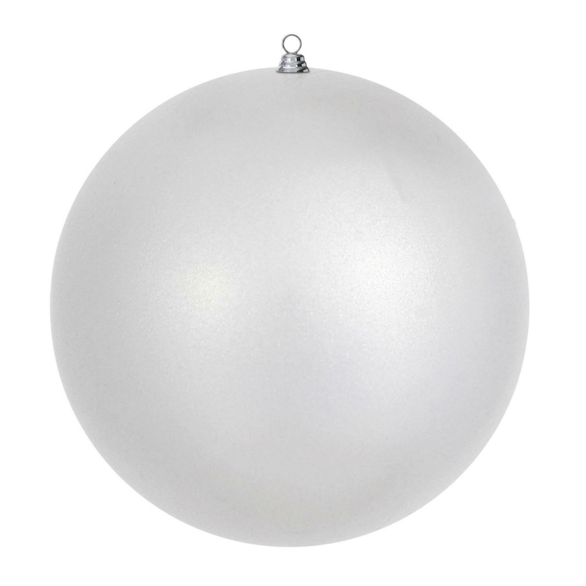 Vickerman 24" Giant Shiny Silver Ball Christmas Ornament, UV Resistant