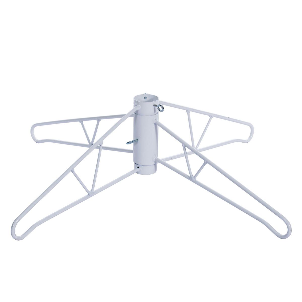 Vickerman 9 x 73" White Iridescent Artificial Pre-Lit UpsideDown Tree with 1200 Warm White Lights