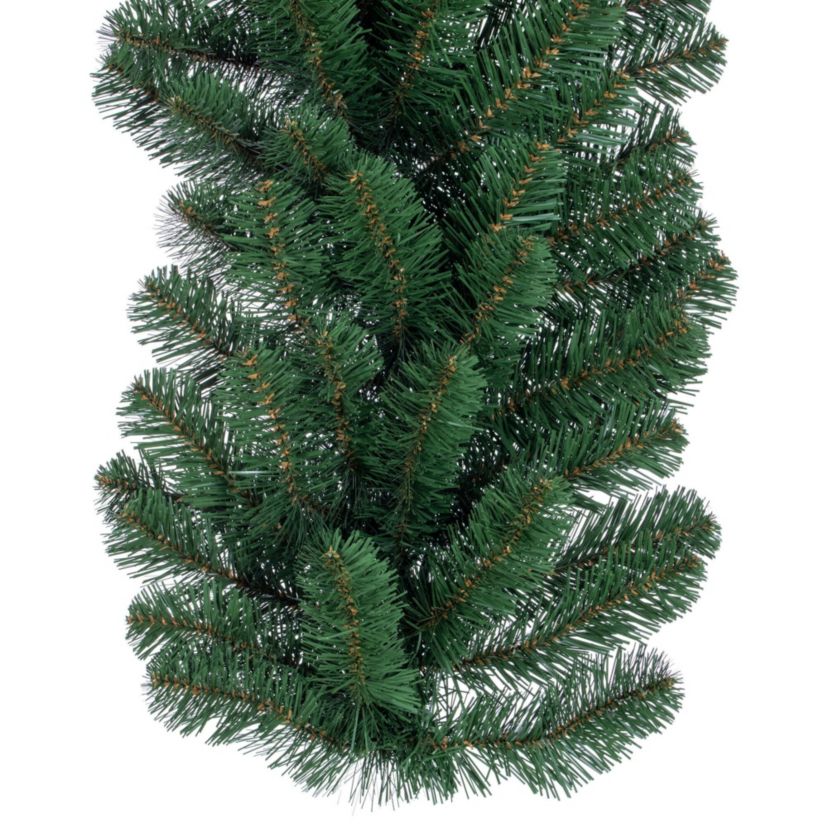 Vickerman 9 Oregon Fir Artificial Christmas Garland, Warm White Single Mold LED Wide Angle Lights