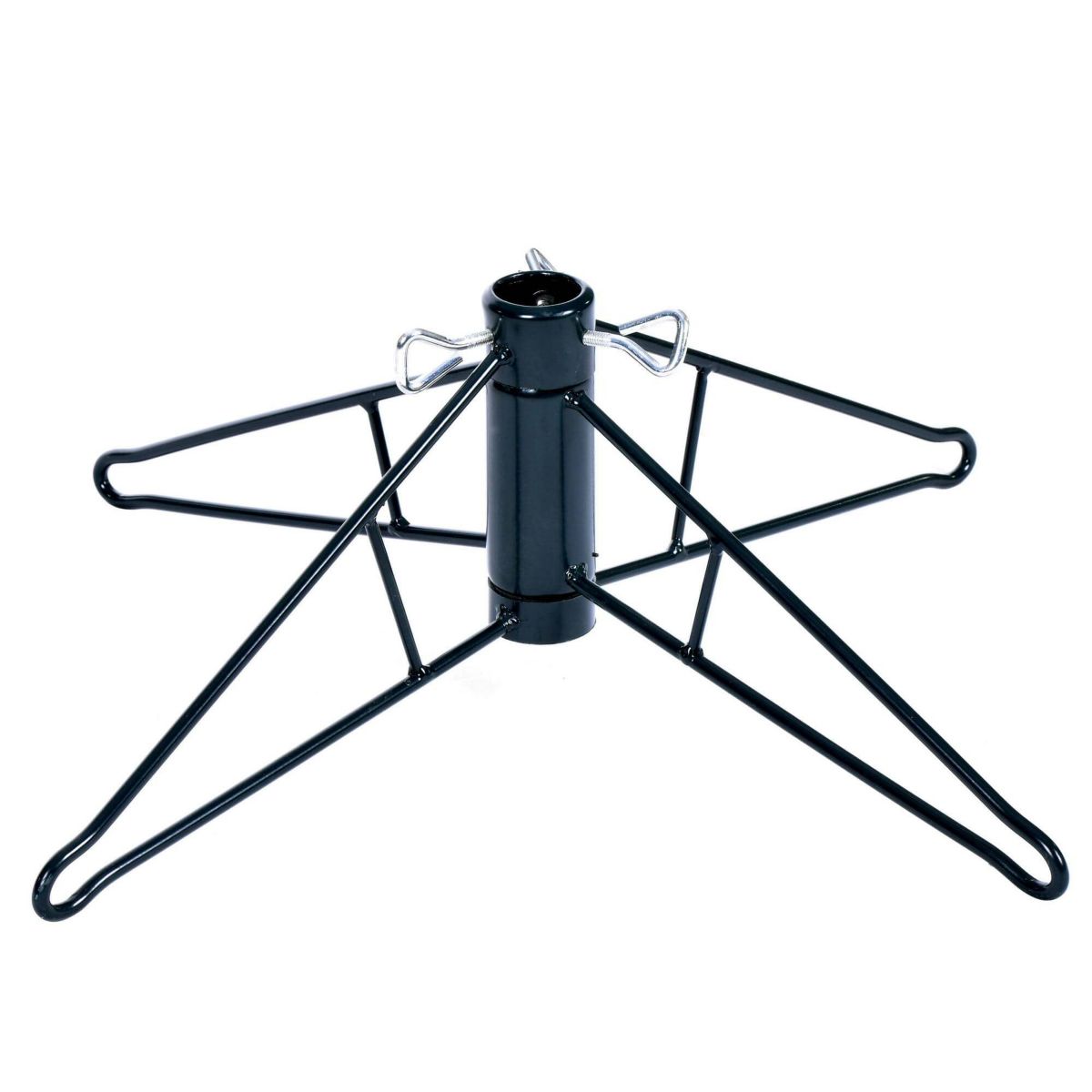 Vickerman 4.5 Flocked Alaskan Pine Artificial Christmas Tree, Warm White Single Mold LED lights