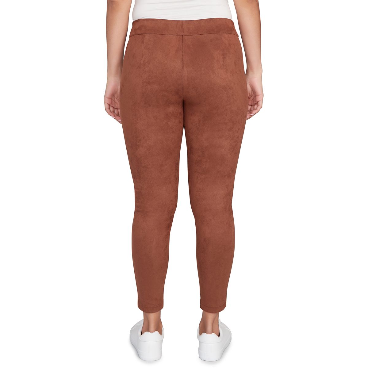 SOLID FAUX SUEDE PANT