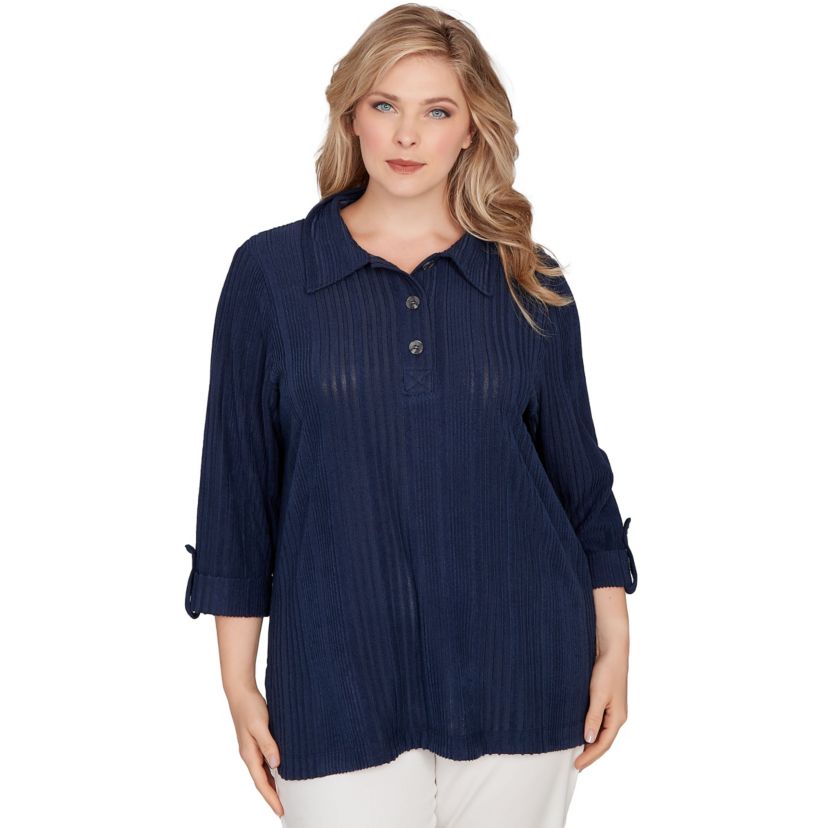 MARLED STRIPE BLOUSON PULLOVER