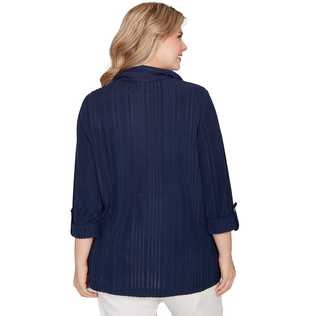 MARLED STRIPE BLOUSON PULLOVER