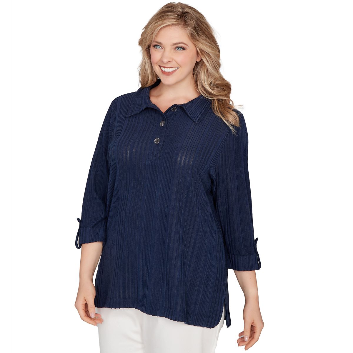 MARLED STRIPE BLOUSON PULLOVER
