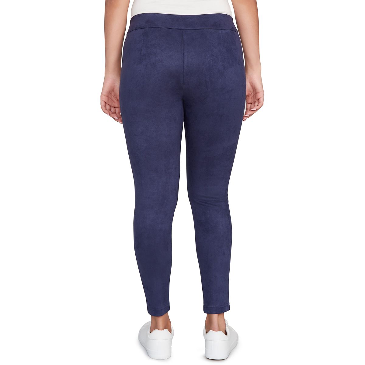 SOLID FAUX SUEDE PANT