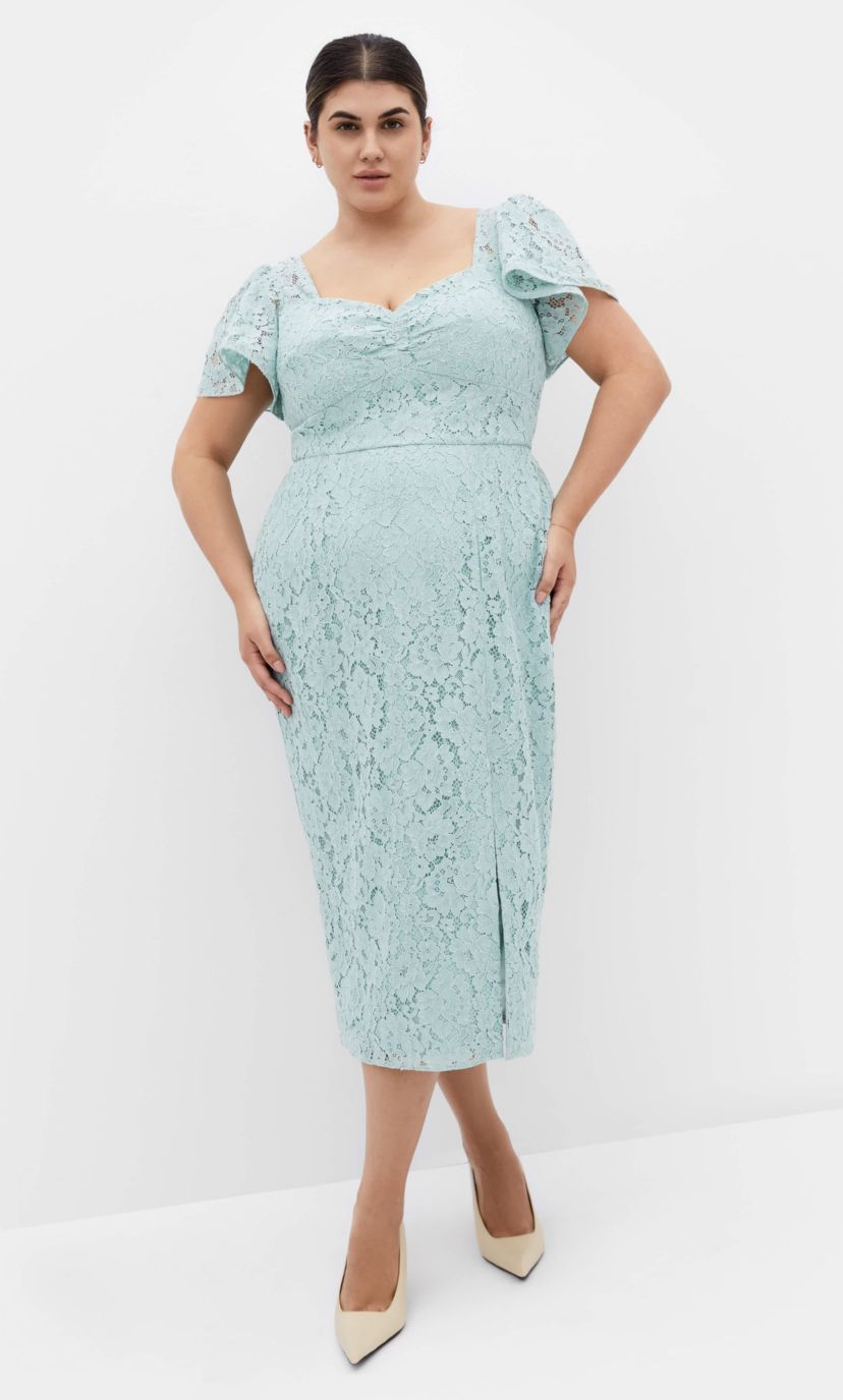 Maisie Lace Midi Dress