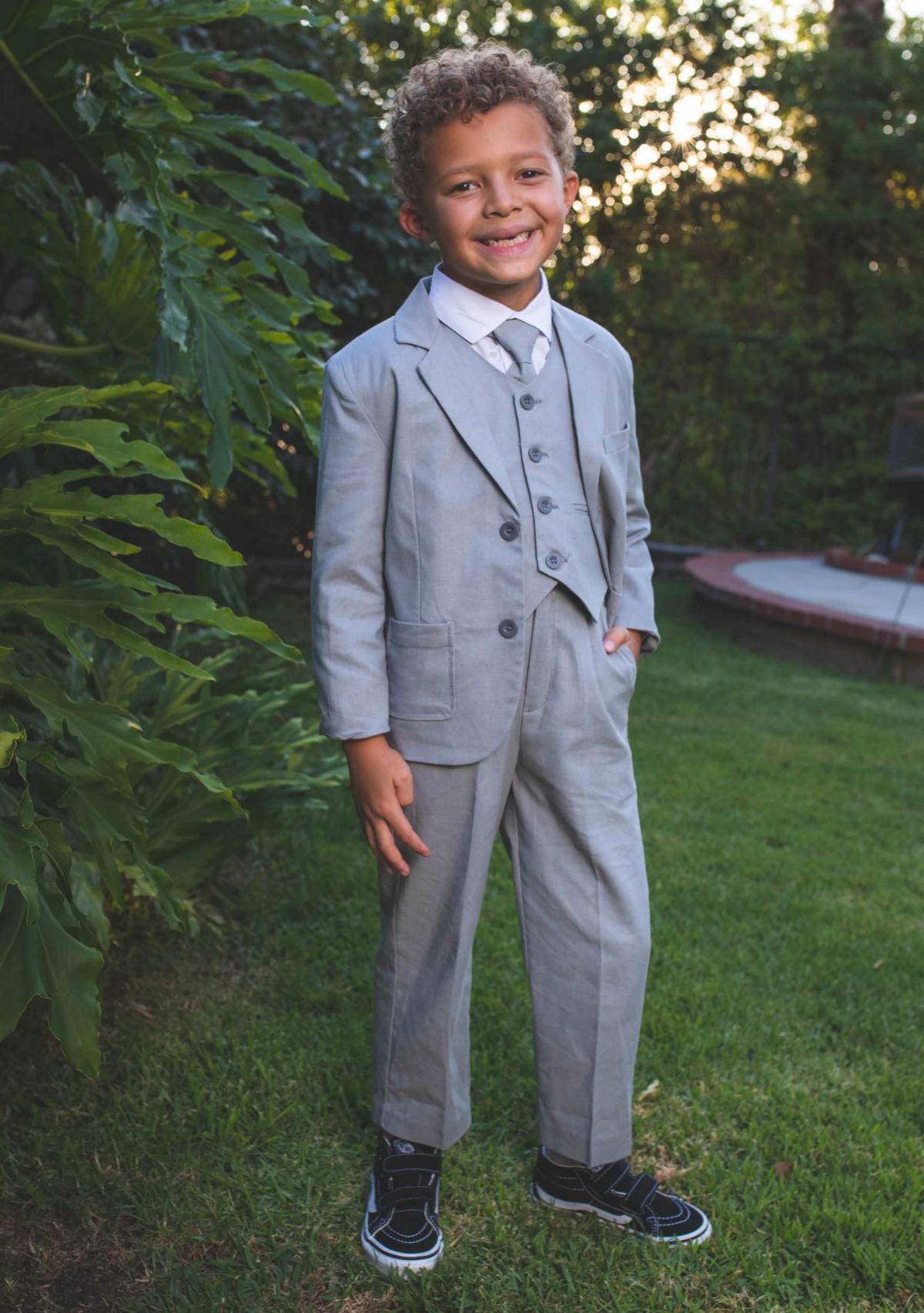 Boys Joey Safari 5-Piece Suit