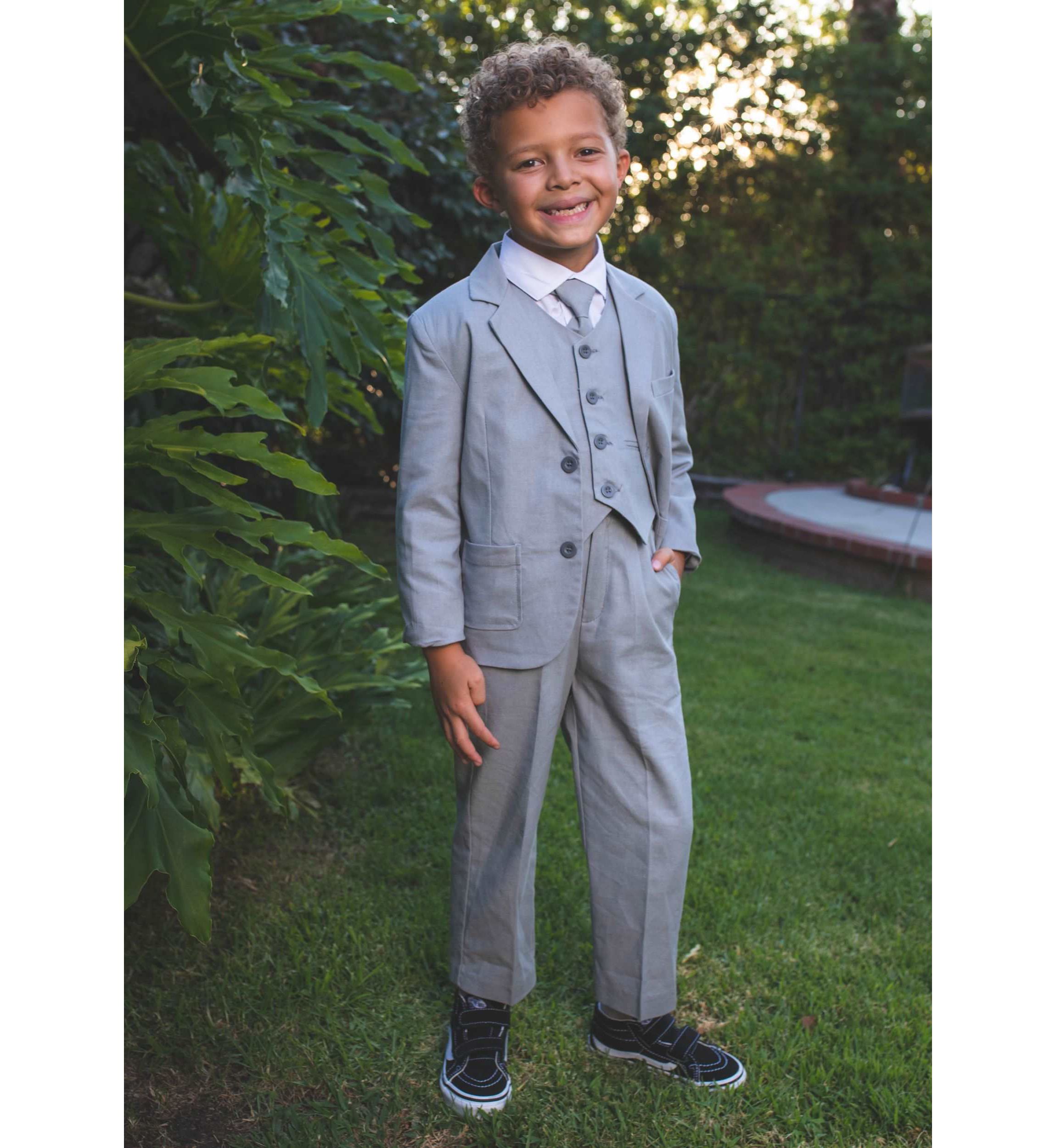 Boys Joey Safari 5-Piece Suit